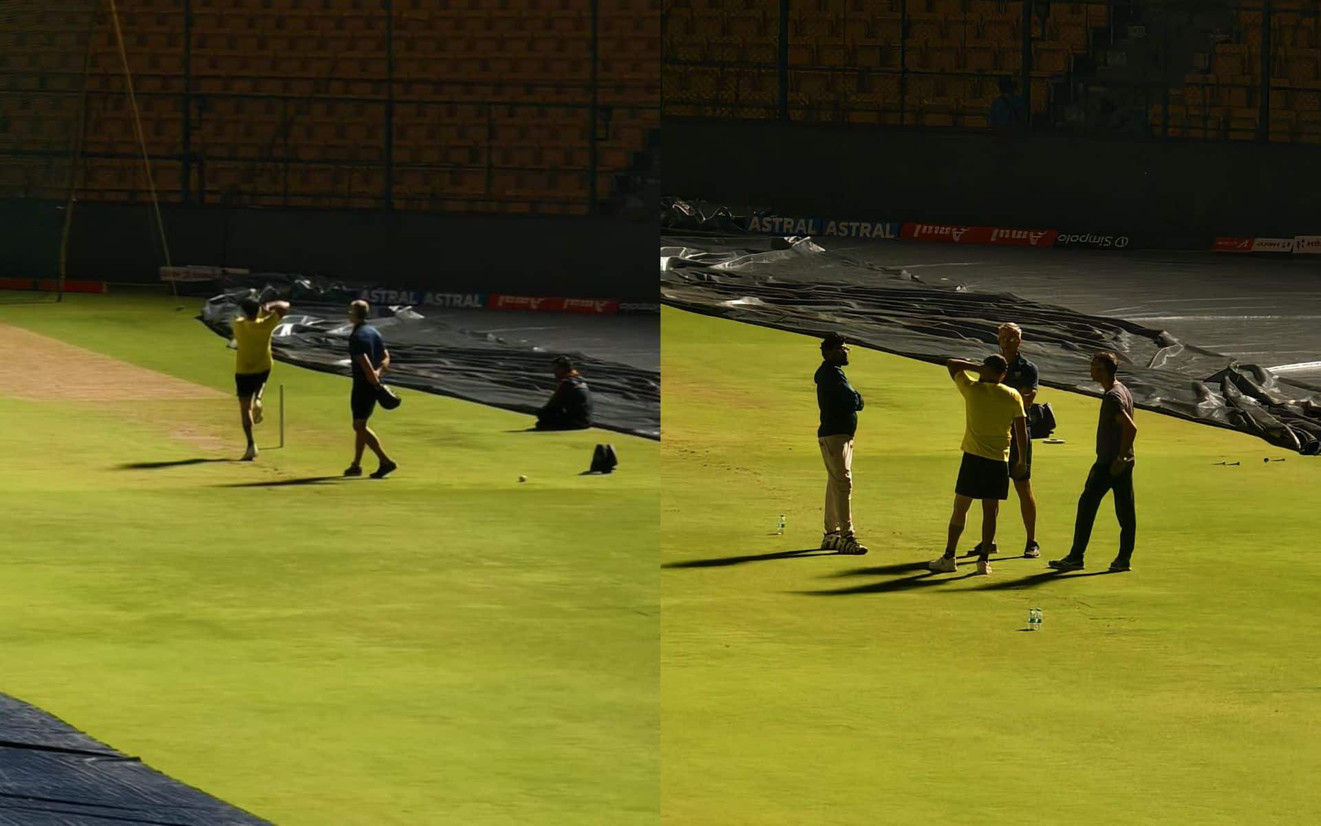 Mohammed Shami in the nets at NCA (Source: @mufaddal_vohra/x.com)