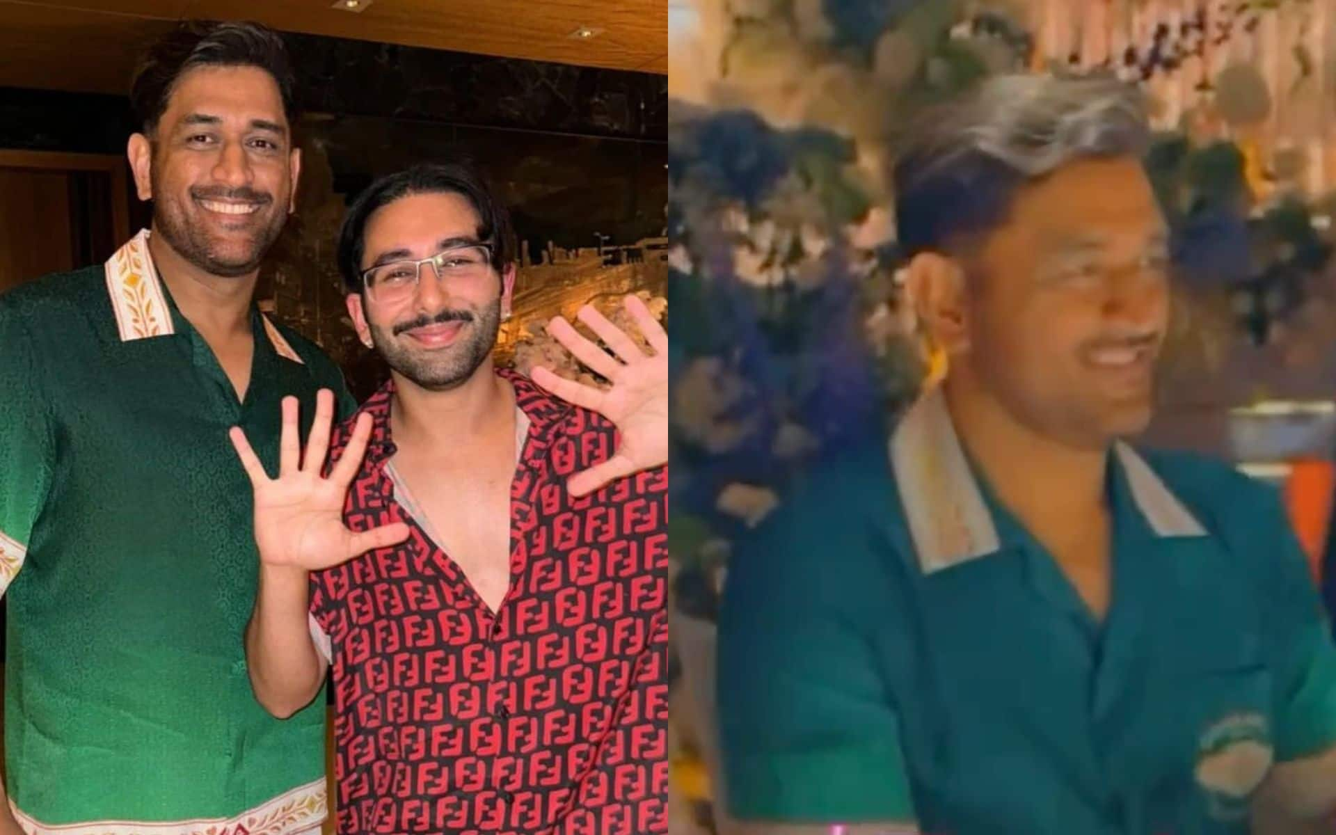 MS Dhoni Attends Anant Ambani's Wife Radhika Merchant's Birthday Bash