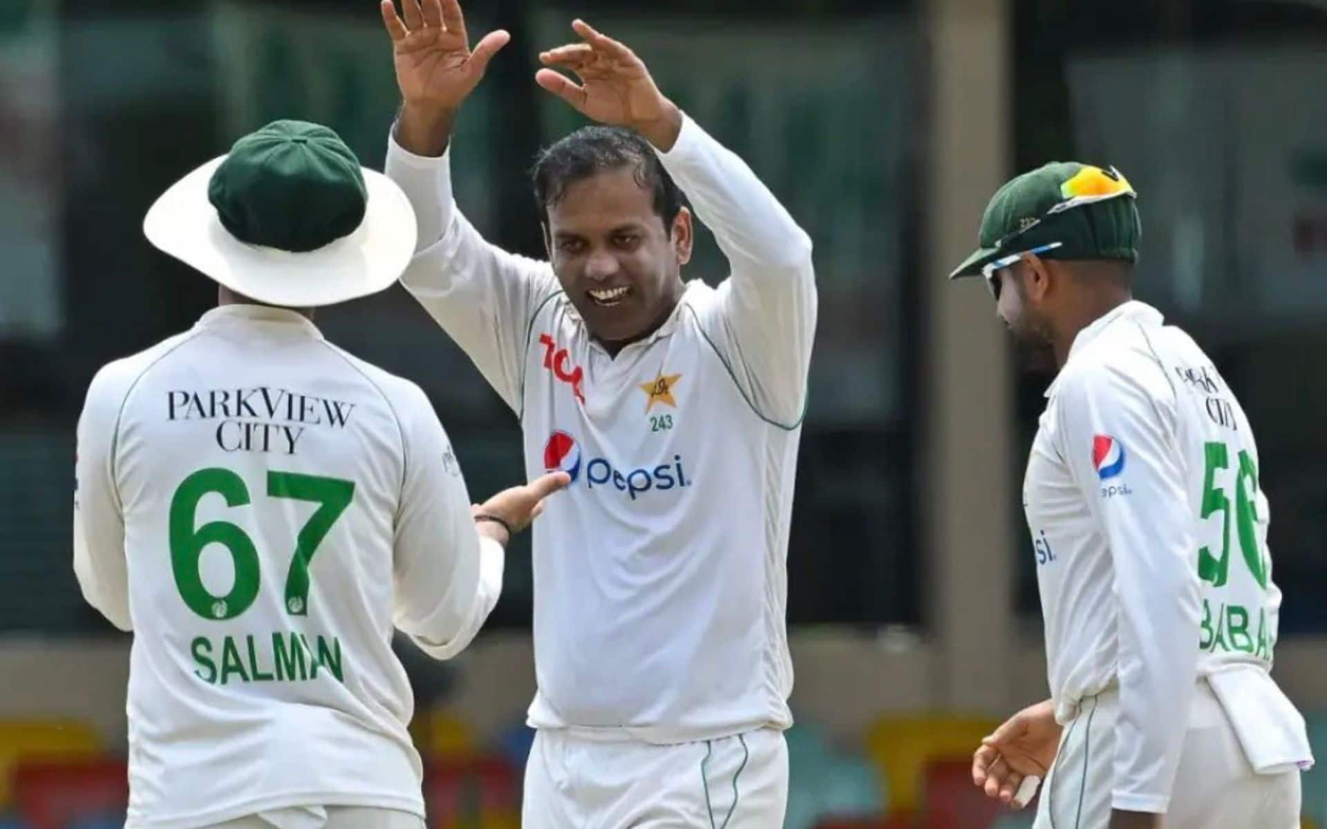 Noman Ali picked up 8/46 vs England in the 2nd Test [Source: @DrNaumanNiaz/x.com]