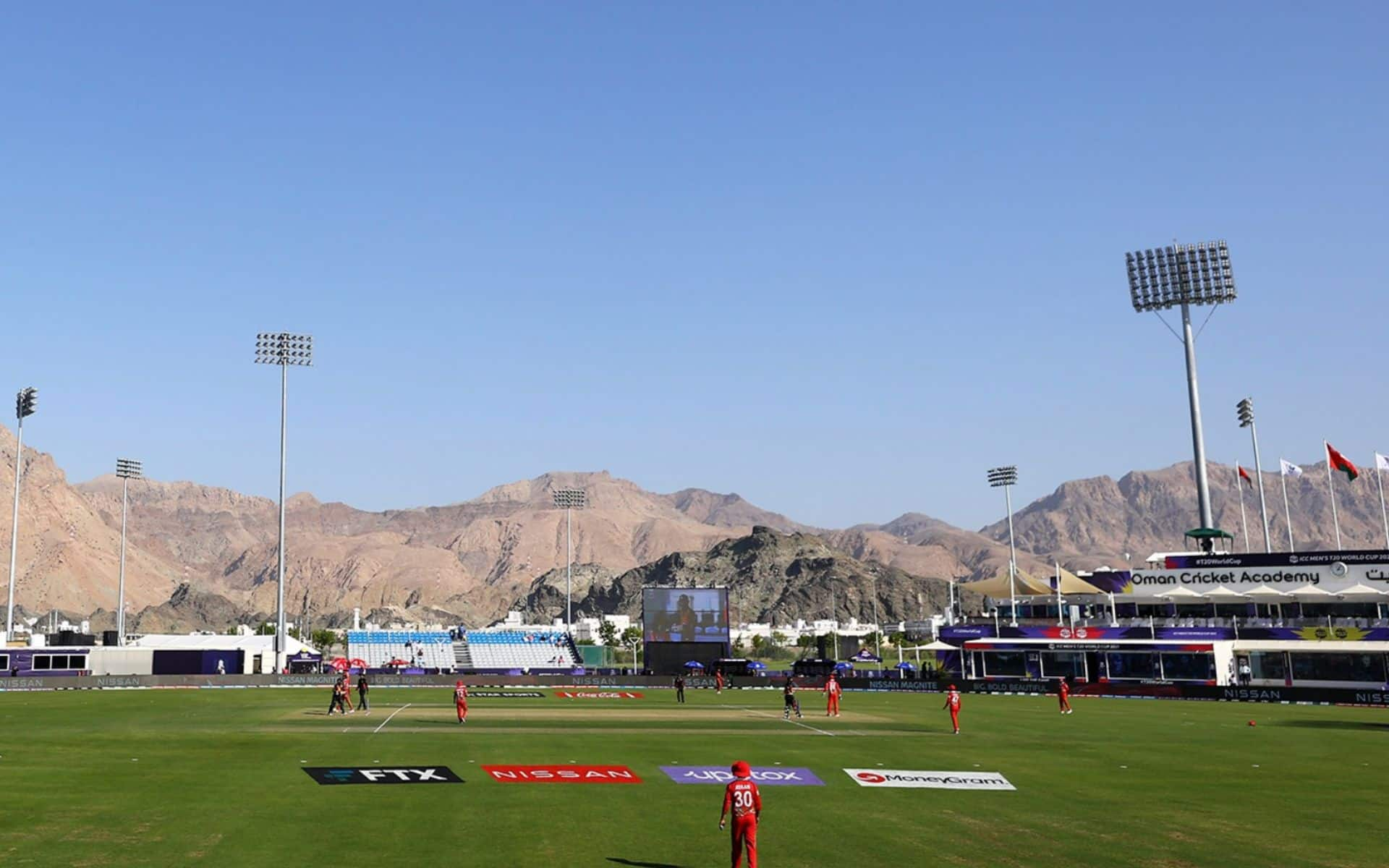 Al Amerat Cricket Ground, Oman (X.com/@ICC)