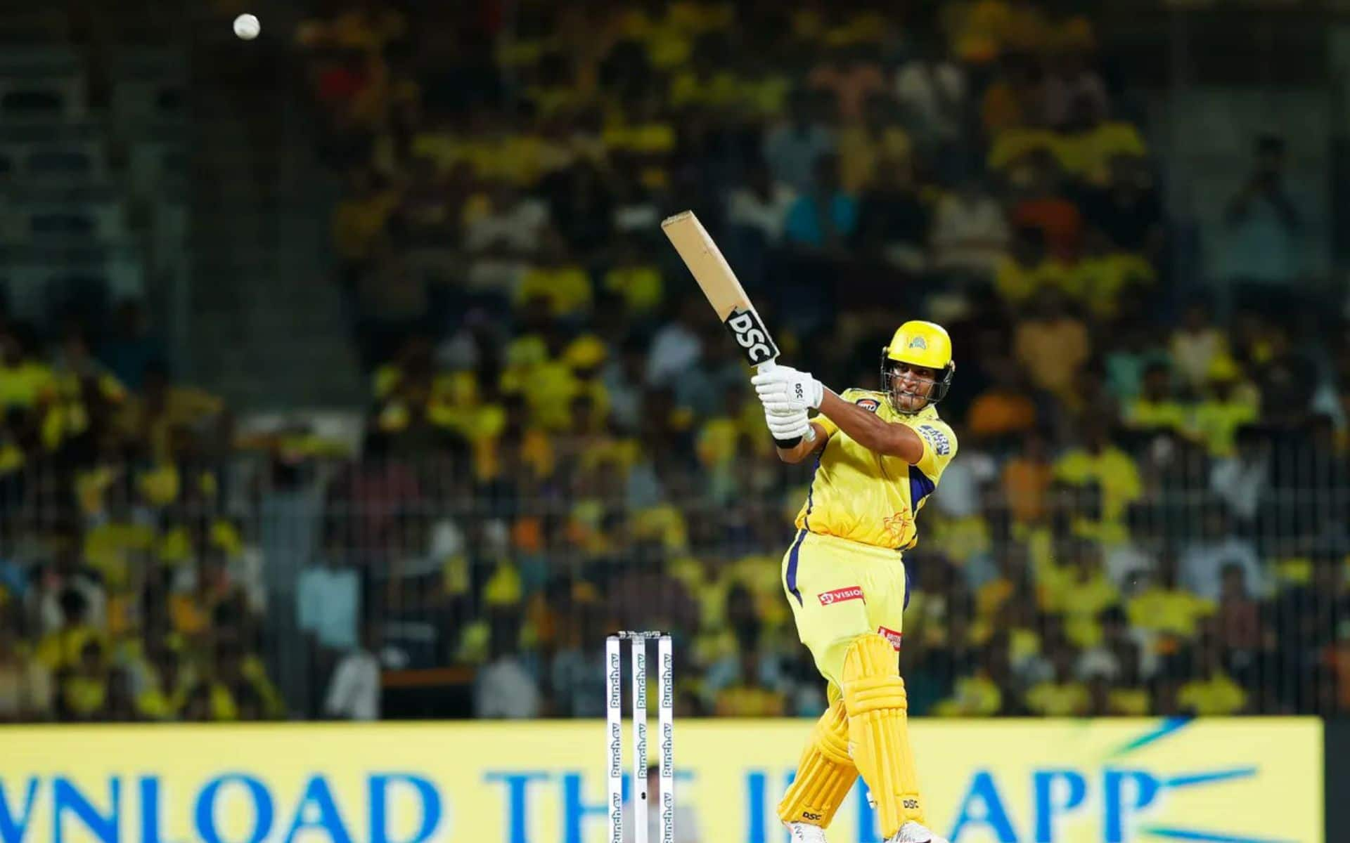 Rachin Ravindra for CSK [Source: @Vidyadhar_R/x.com]