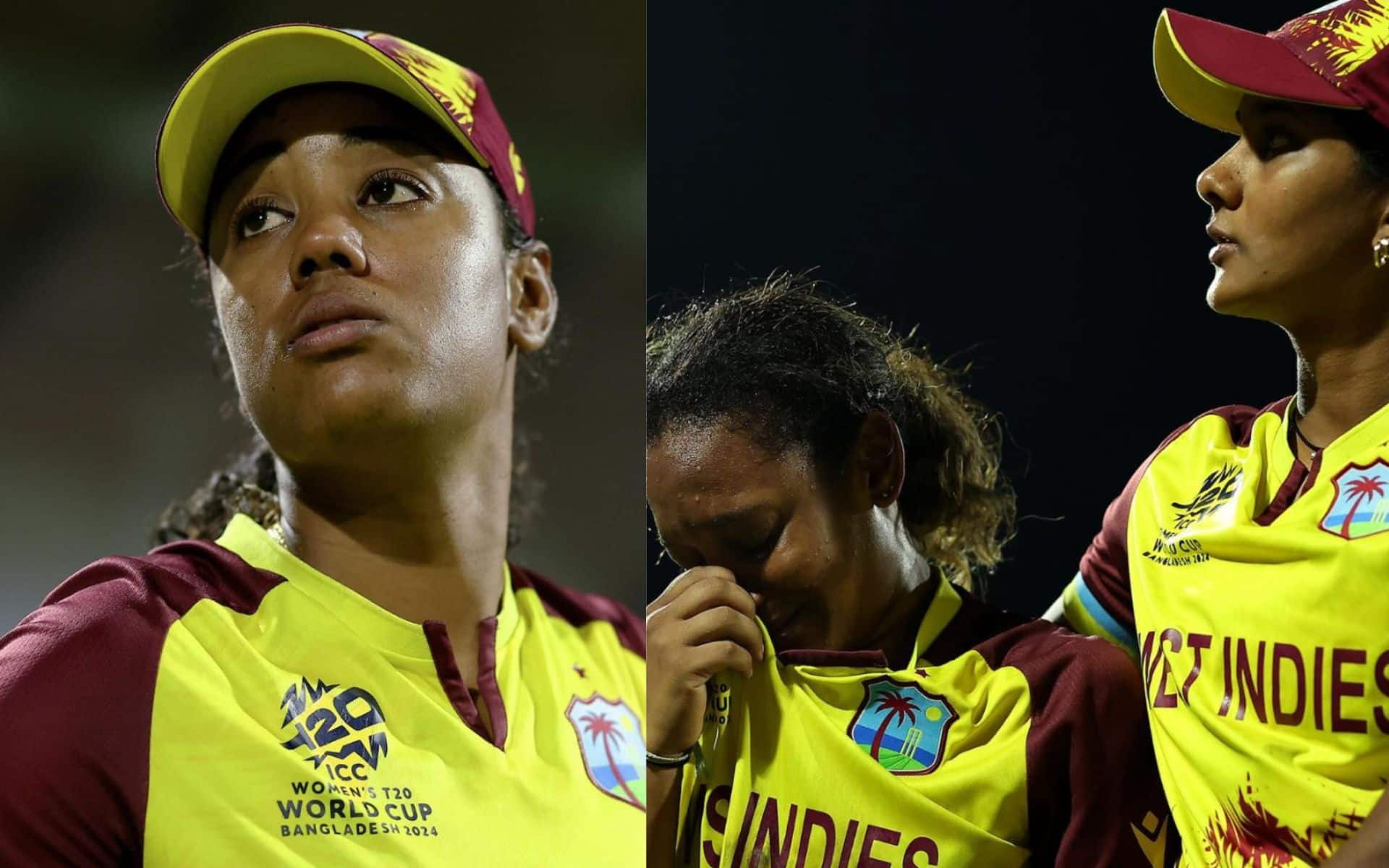 West Indies women emotional after defeat to NZ-W (Source:@ICC,X.COM)