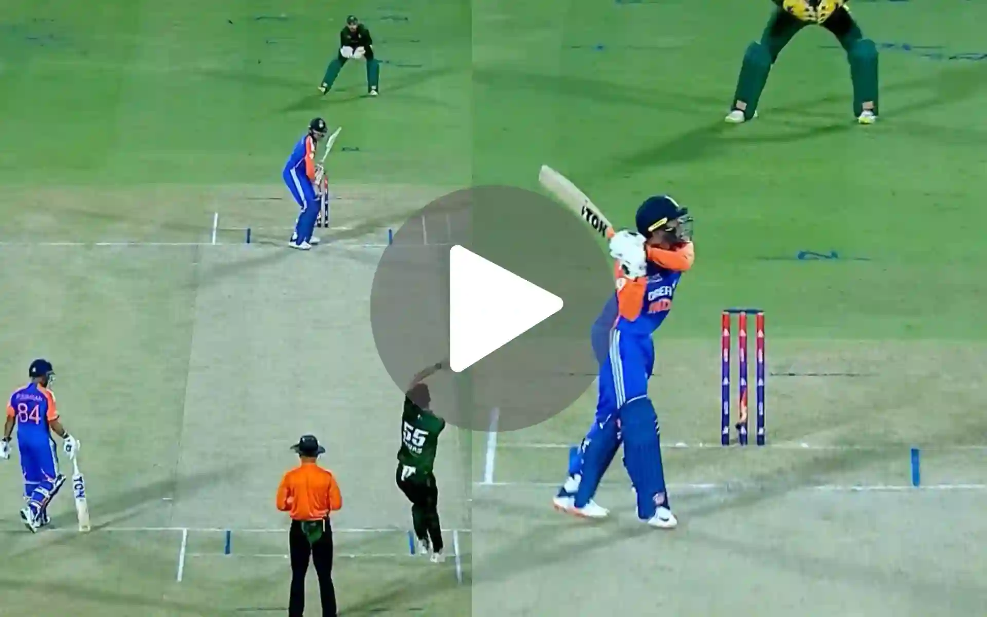 [Watch] 4,4,6,6; Abhishek Sharma Takes On Afridi As He Enters Rampage Mode vs PAK A In Emerging Asia Cup