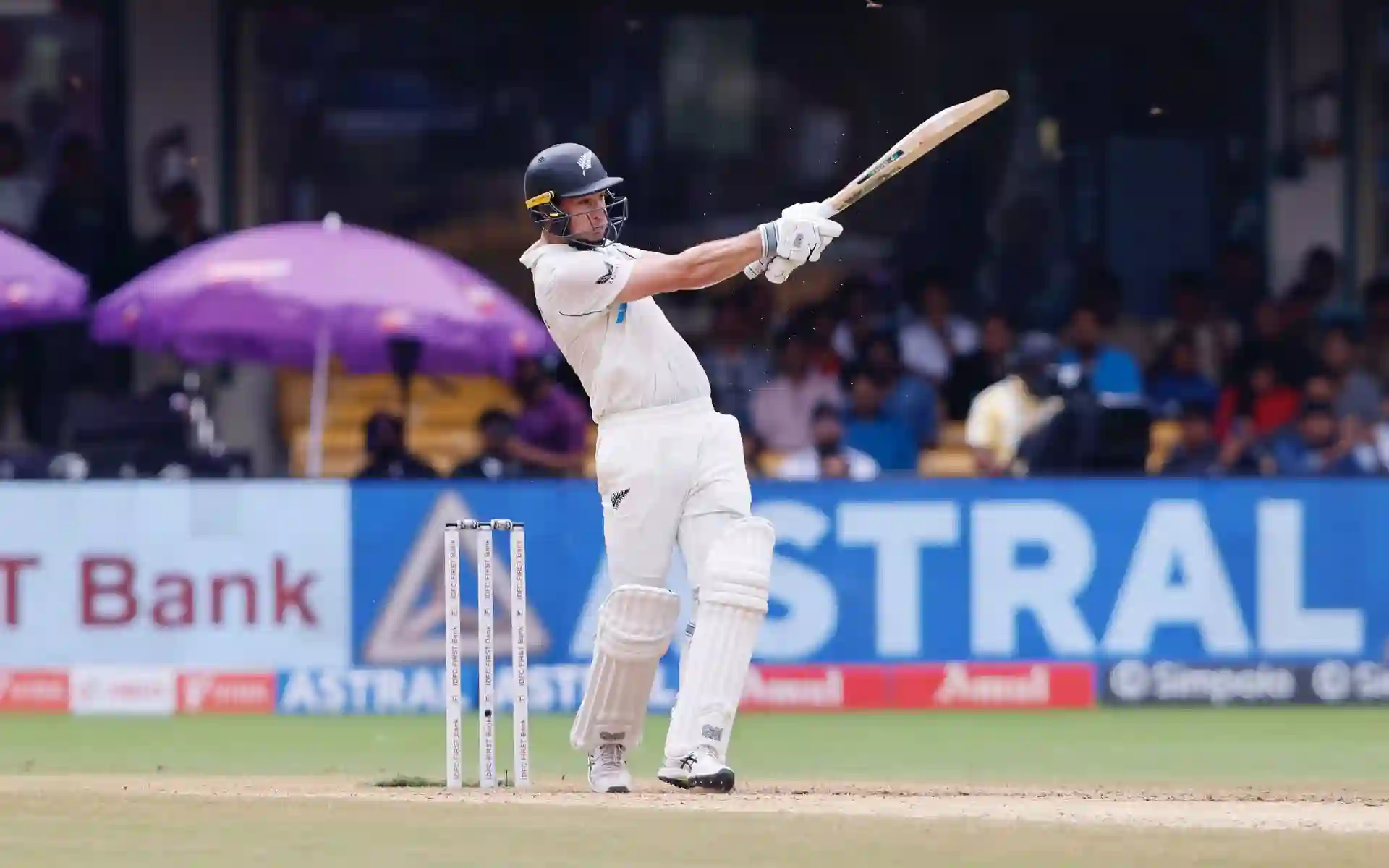 New Zealand won the first Test by eight wickets [Source: @BLACKCAPS/x]