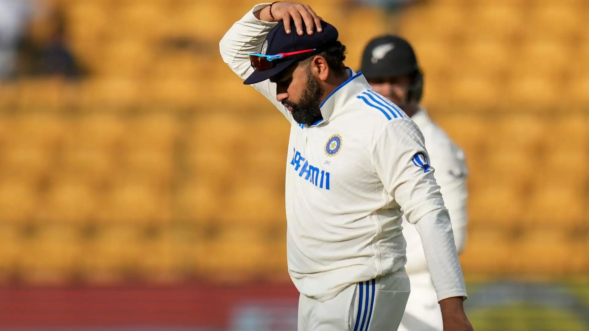 Rohit Sharma was visibly disappointed with India's performance [Source: PTI]