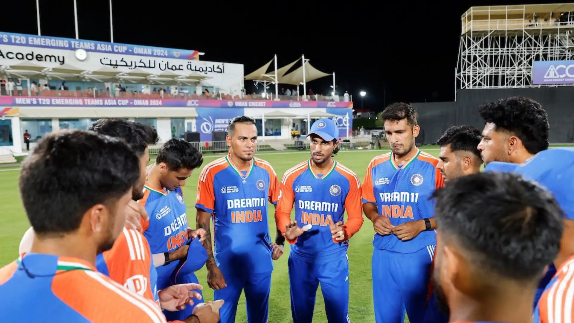 India A defeated Pakistan Shaheens in their 1st match [Source: Screengrab/@TilakV9/X]