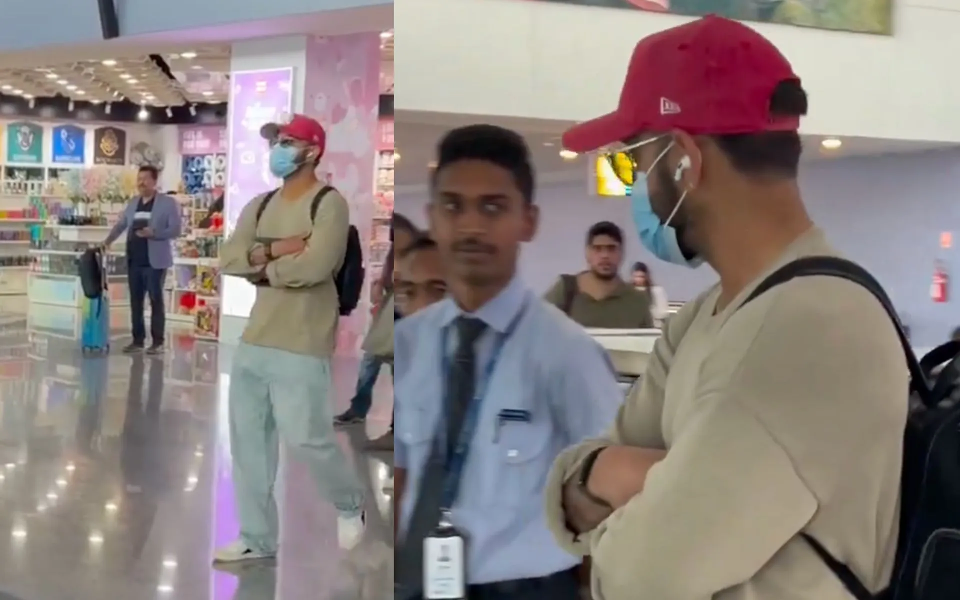 Virat Kohli leaving Bengaluru after defeat in the first Test [Source: Screen grab from @wrognxvirat/x.com]