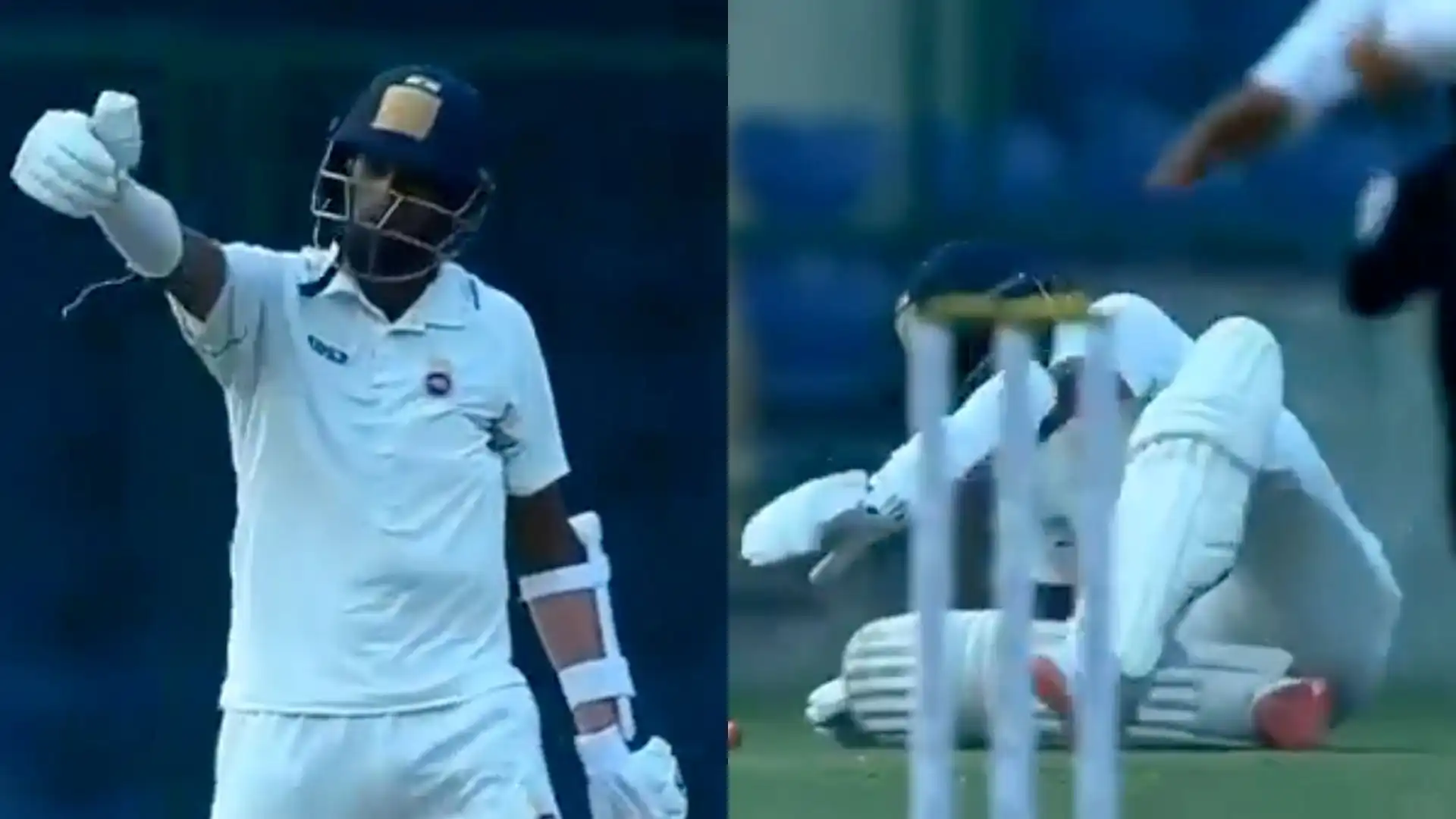 Navdeep Saini accused of faking injury in Ranji Trophy (@SriniMaama16/X.com)