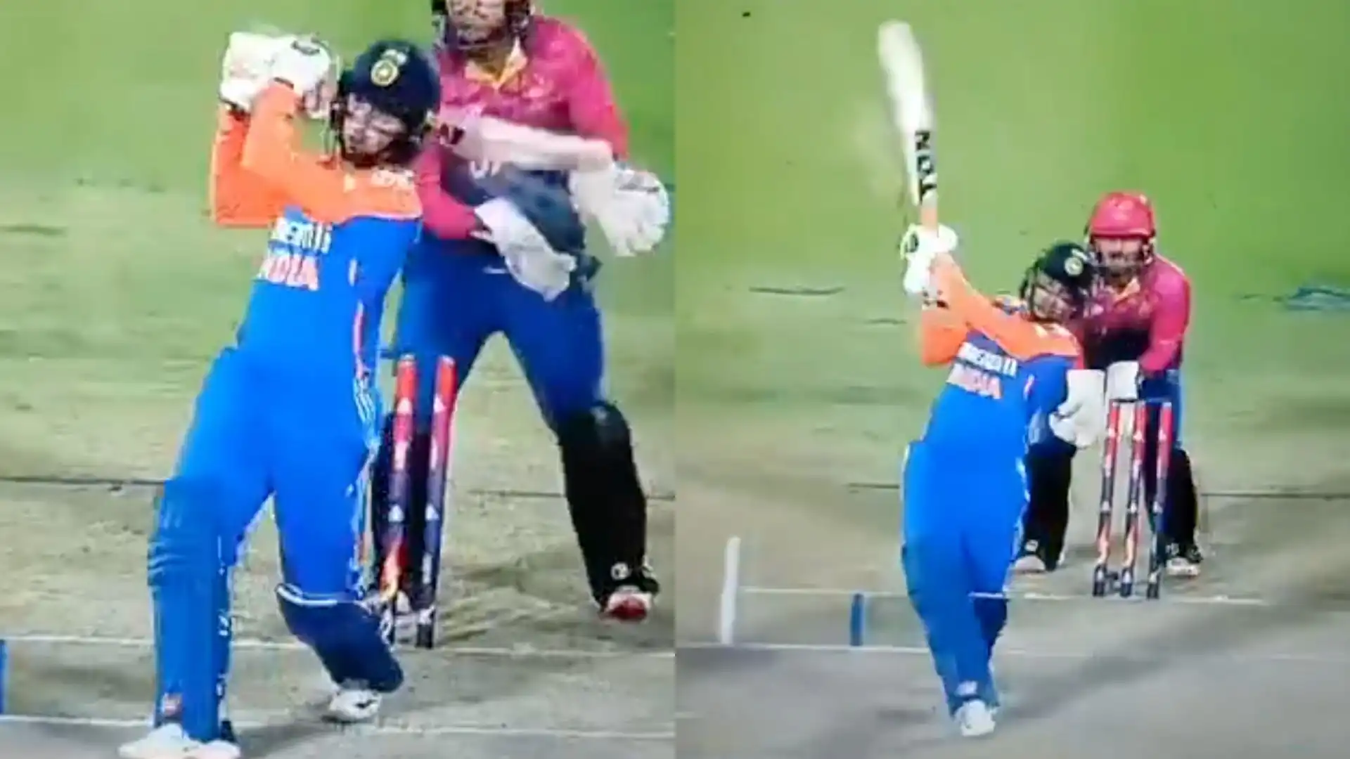 Abhishek smashed a blistering 50 [Source: @kingdom_virat1]