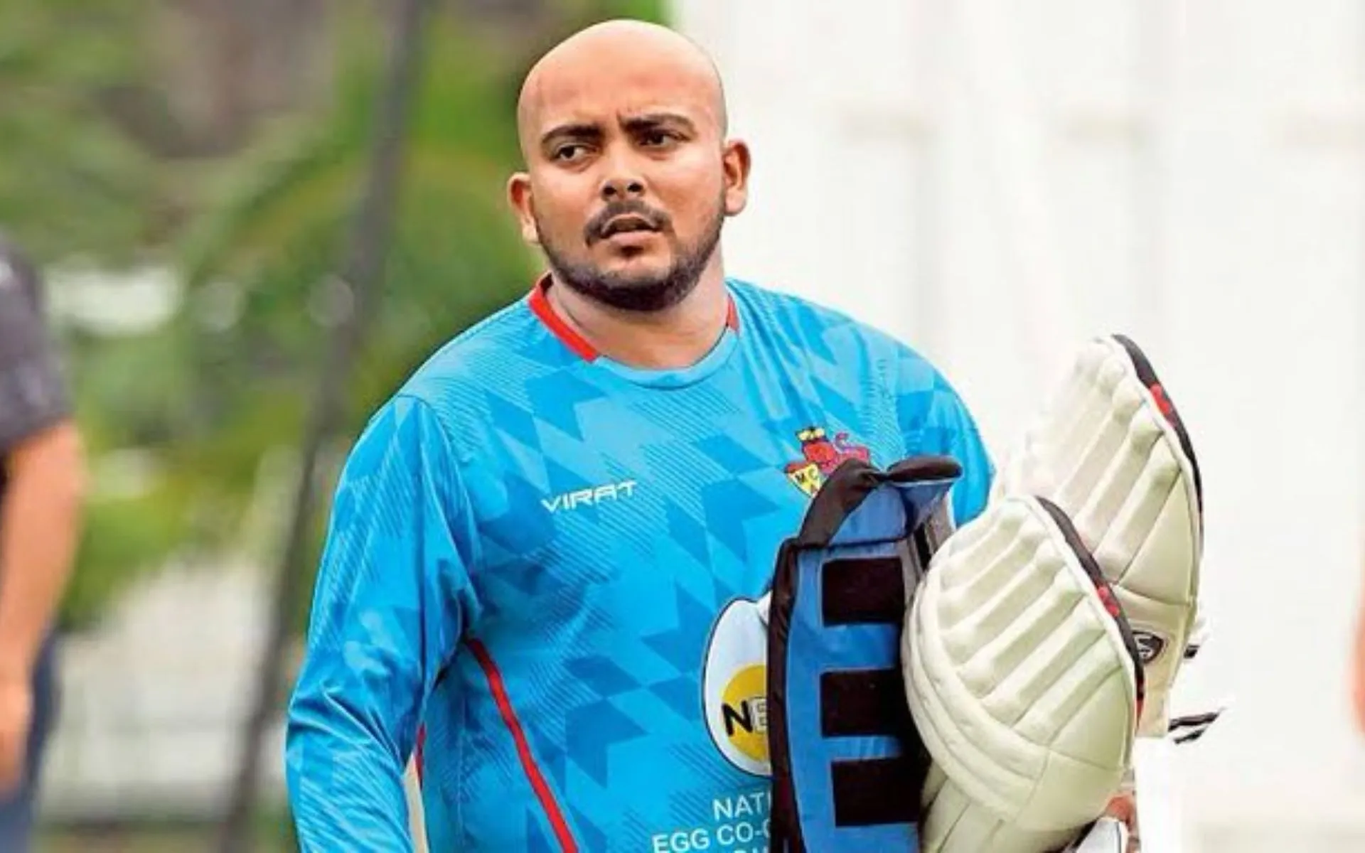 Prithvi Shaw was left out of Mumbai's Ranji Trophy squad [Source: @academy_dinda/x.com]