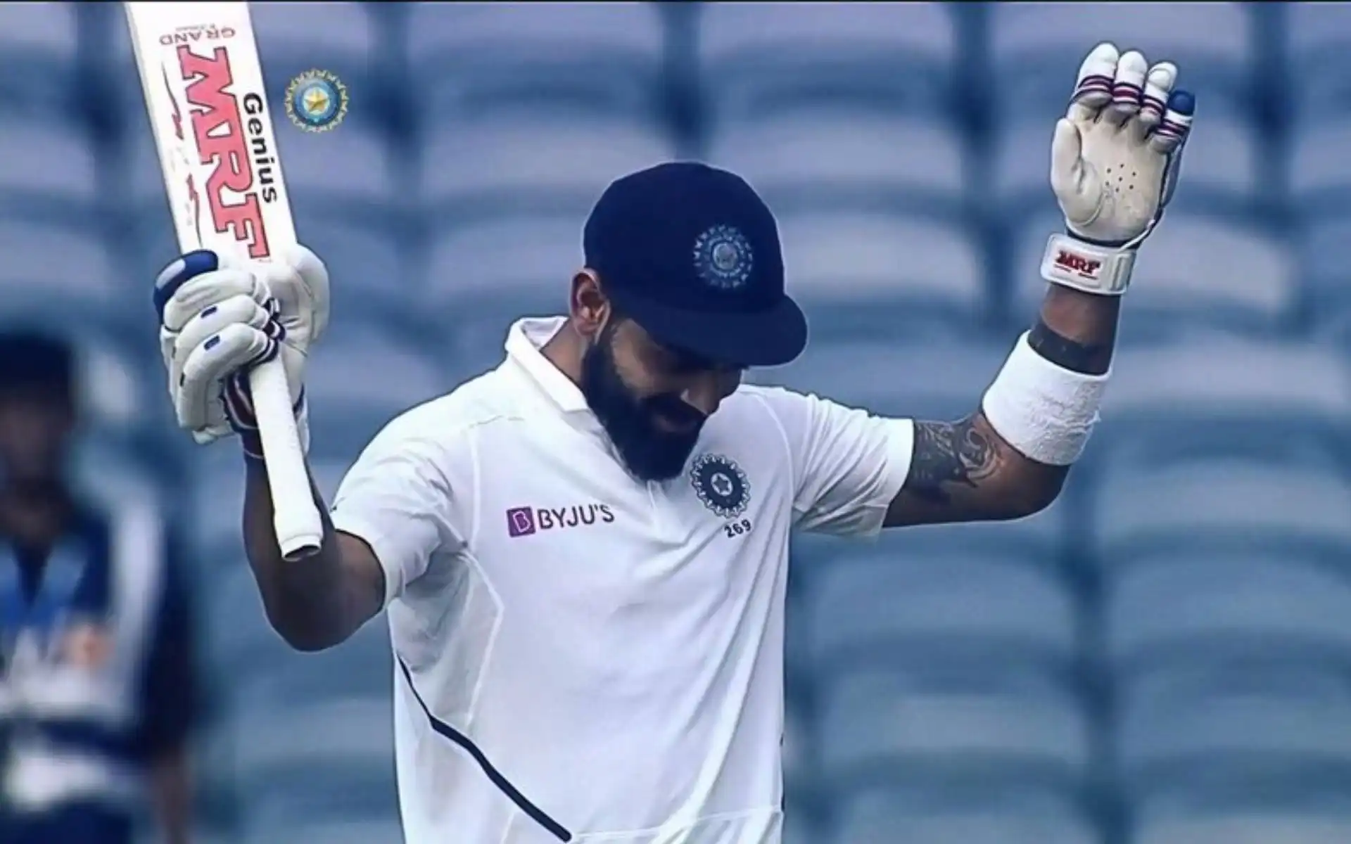 Virat Kohli scored a double hundred in Pune Test vs South Africa in 2019 (@Appuavaru_local/X.com)