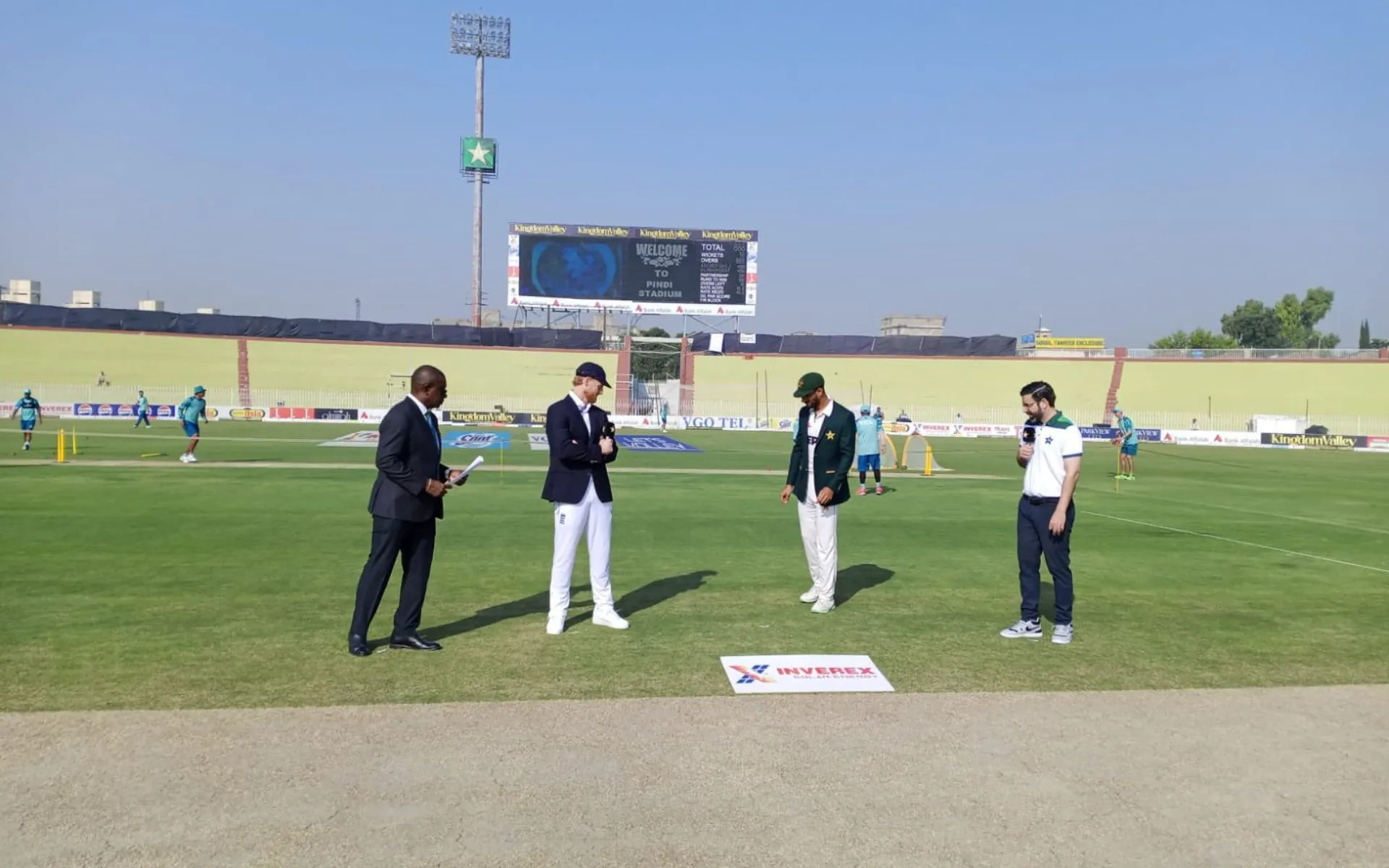 England won the toss and opted to bat first (Source:@SardarAurangzab/x.com)