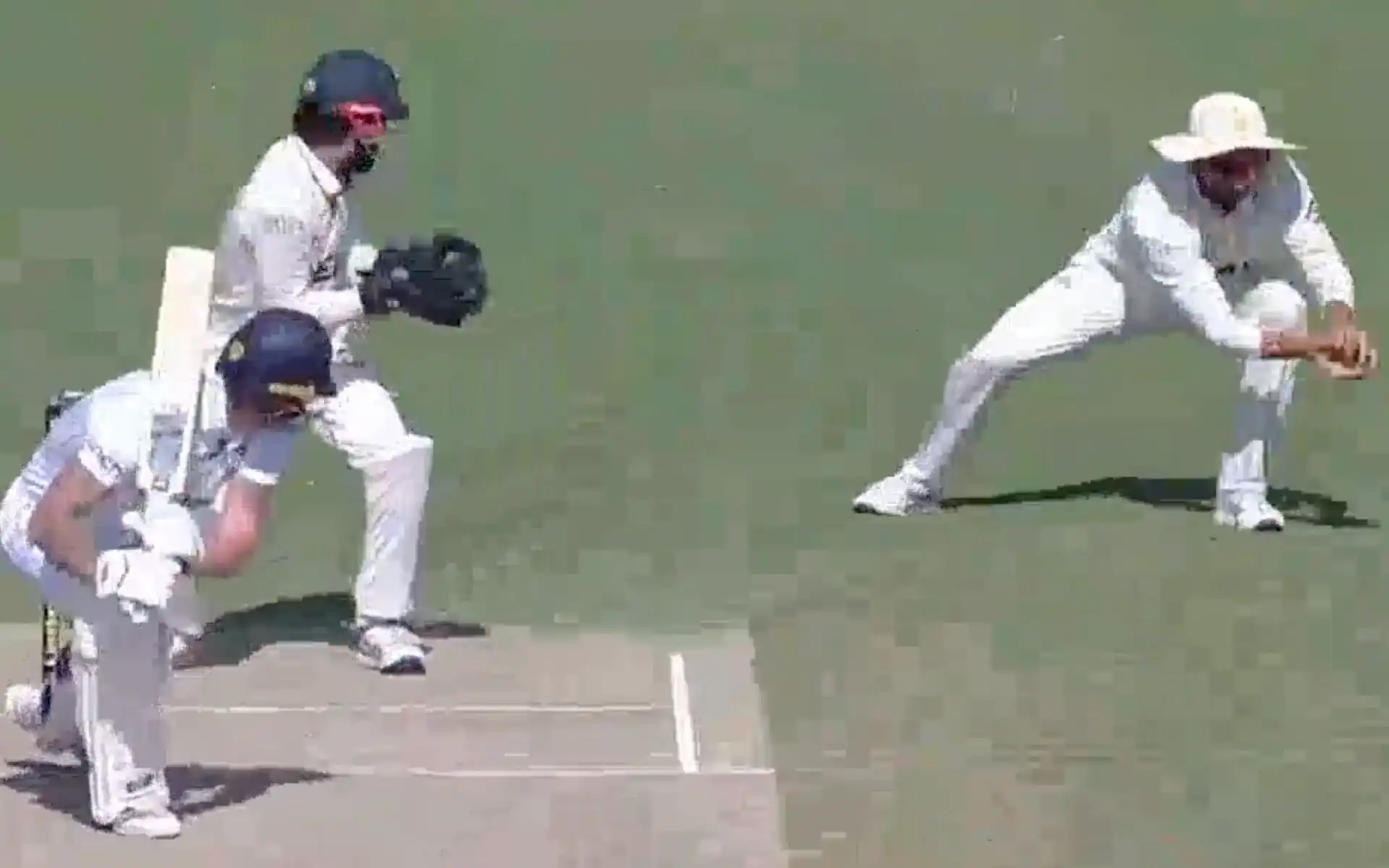 Ben Stokes was dismissed by Sajid Khan in the 3rd Test [Source: Screen Grab from @kingdom_virat1/x.com]