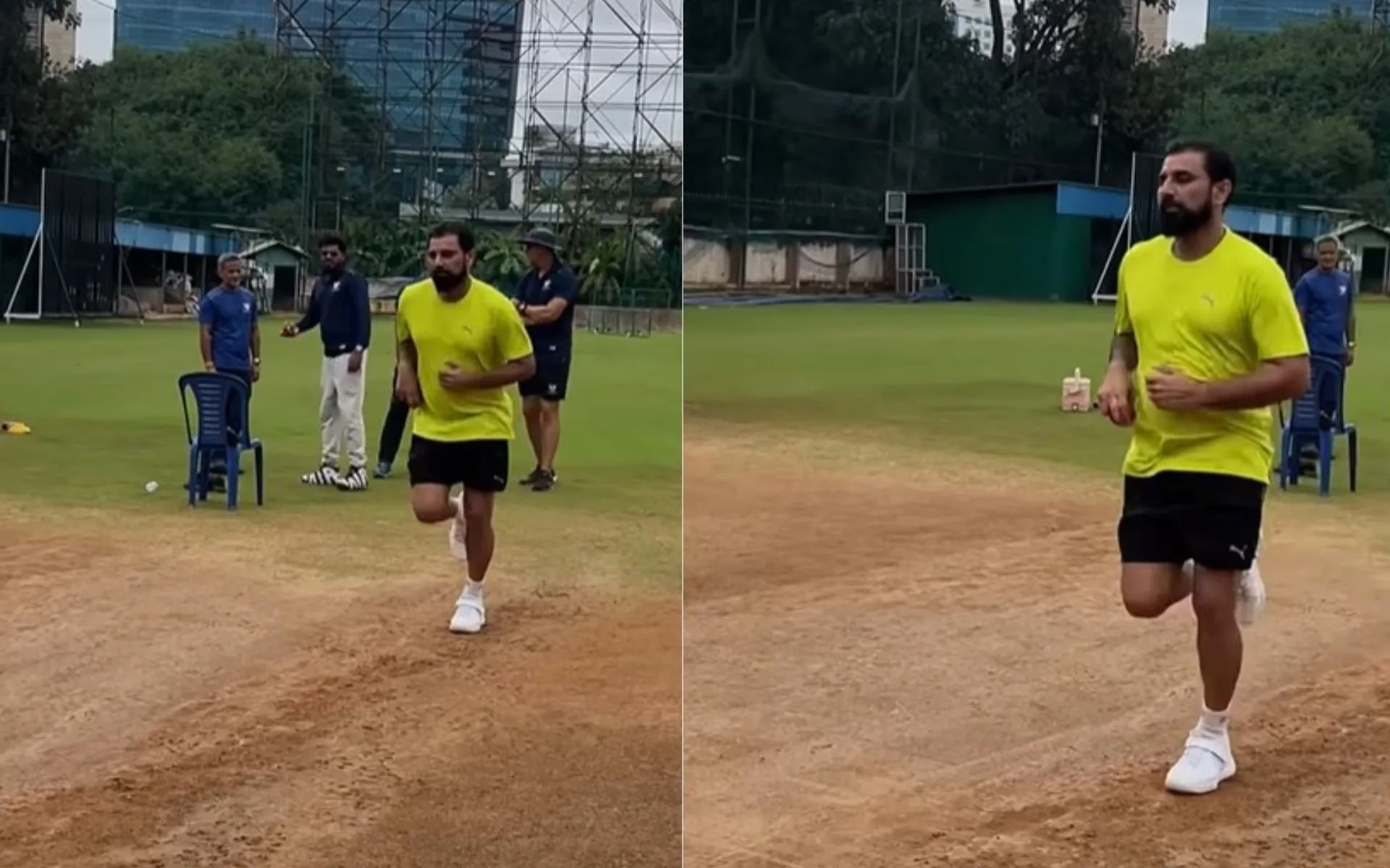 Mohammed Shami at the nets [Source: @mdshami.11/Instagram]