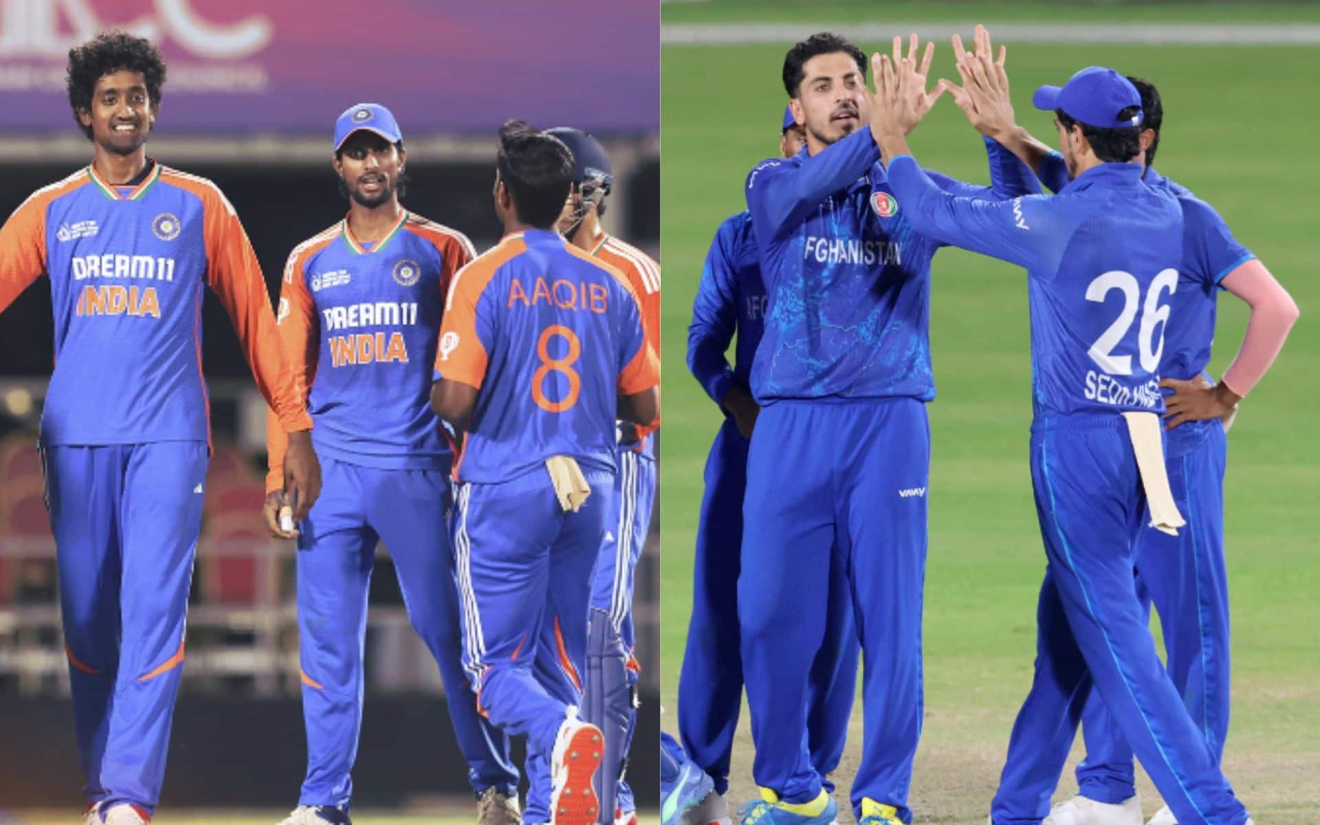 IND-A बनाम AFG-A [Source: @BCCI, @ACBofficials/x.com]