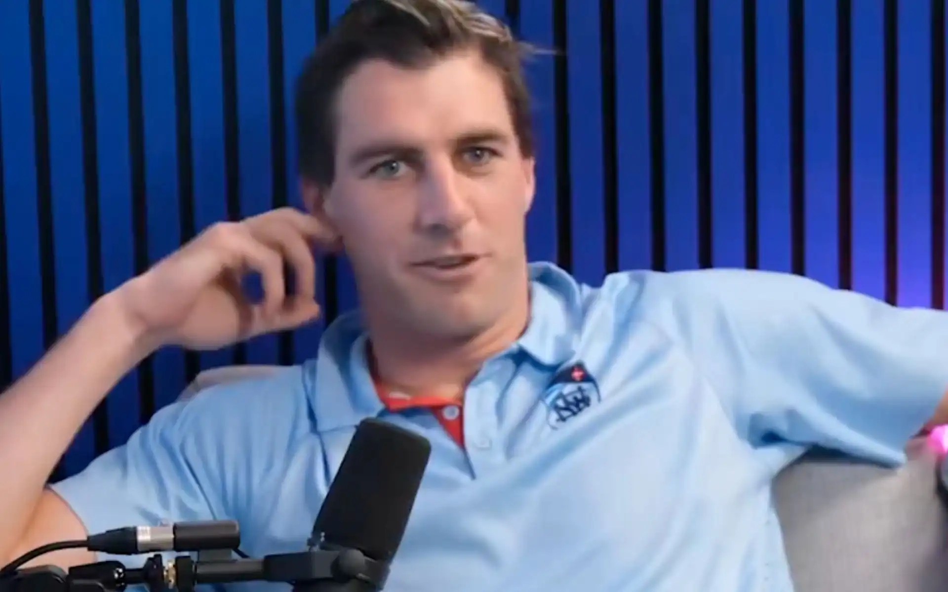 Pat Cummins during the interview on YouTube channel 'The Grade Cricketer' [Source: @gradecricketer/x.com]