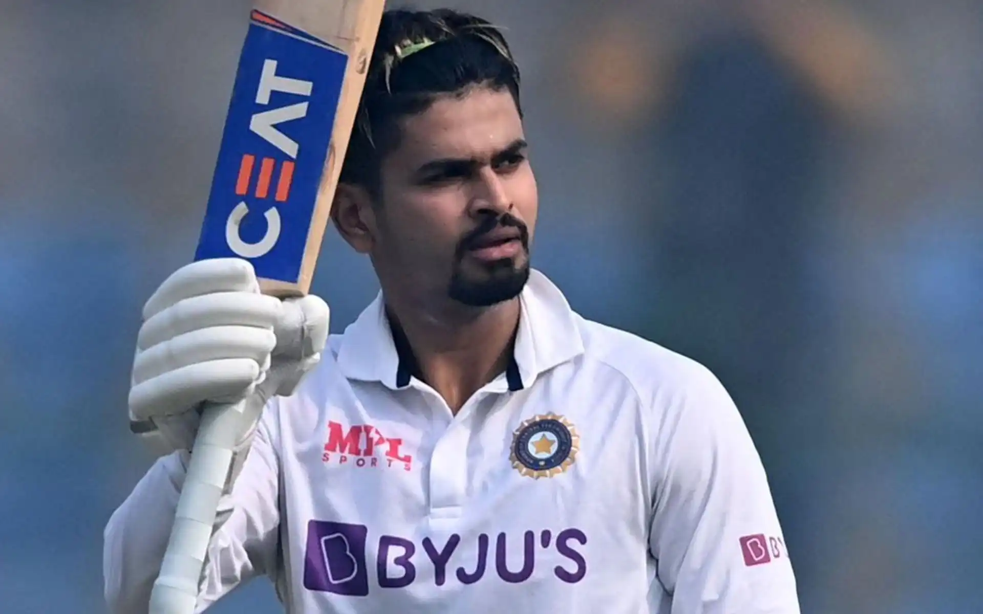 Shreyas Iyer hopeful of return in BGT series after Ranji ton (@G4YforShrey/X.com)