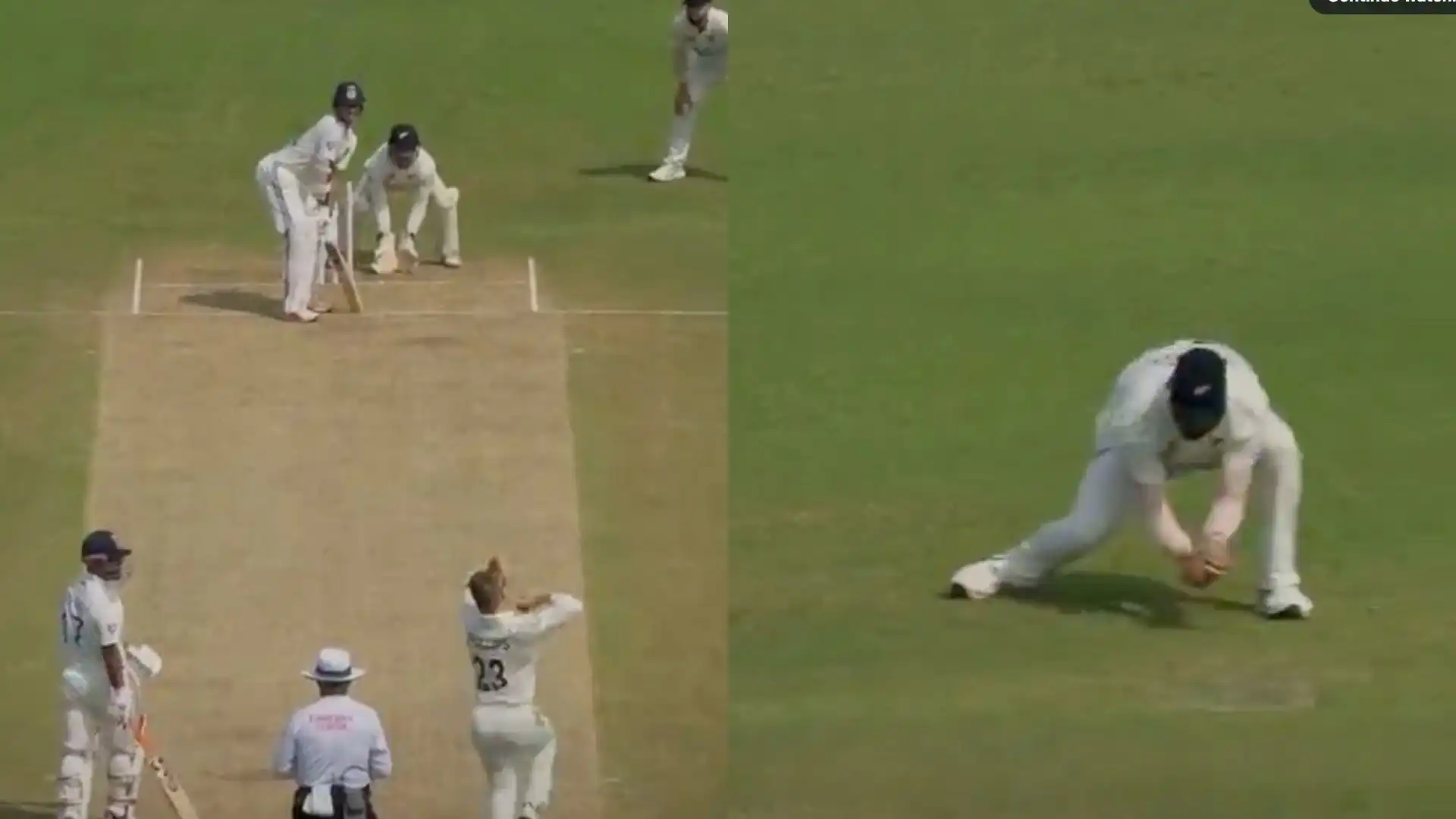 Yashasvi Jaiswal was dismissed by Glenn Phillips [Source: @kingdom_virat1]