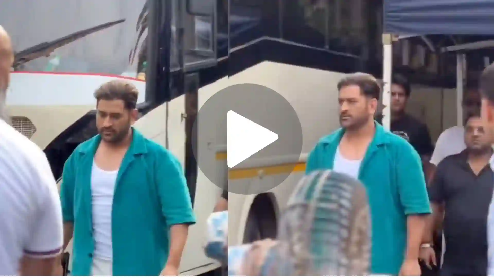 CSK Legend MS Dhoni Flaunts Laser-Sharp New Look Ahead Of IPL 2025: Watch Video