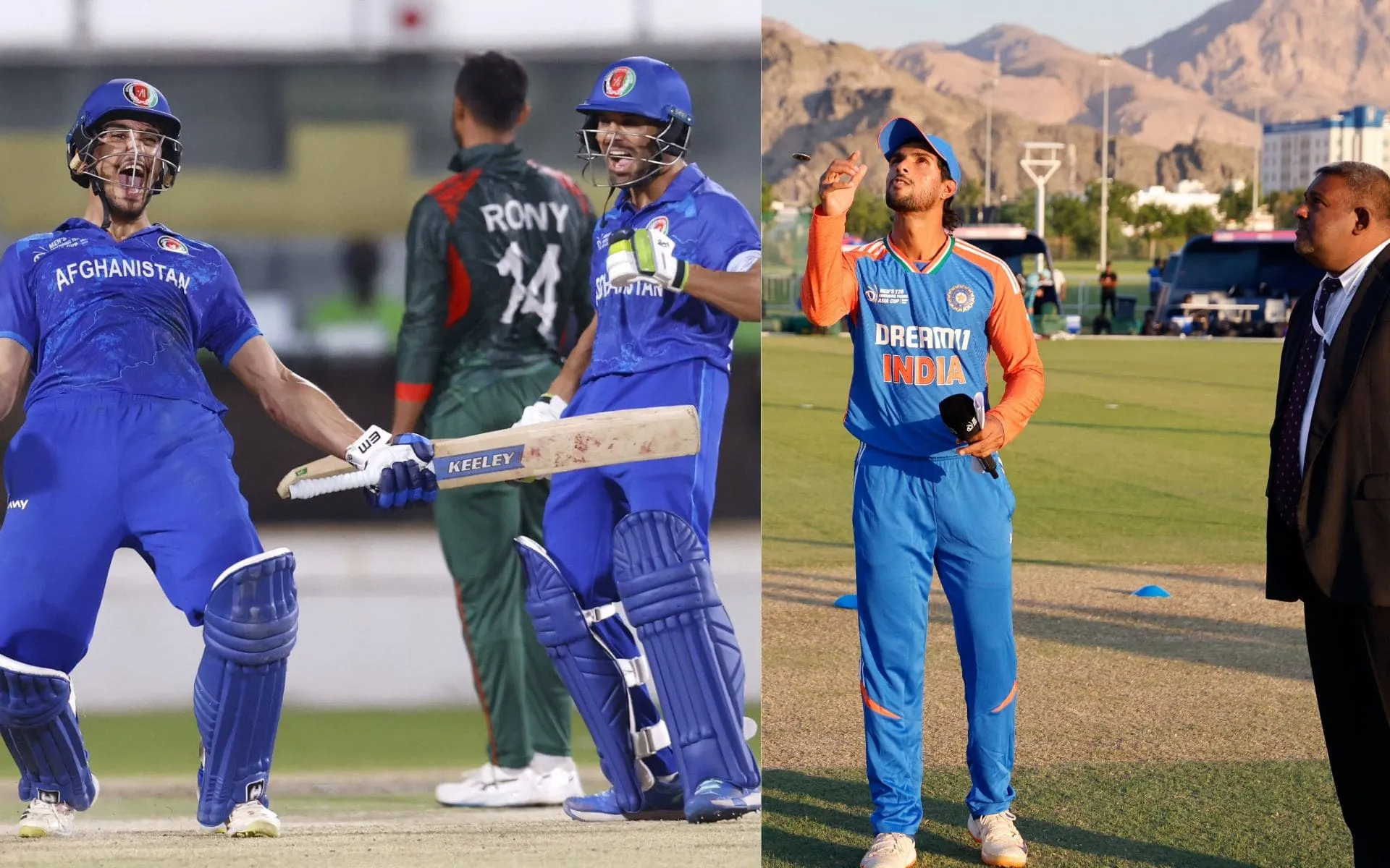 IND-A will take on AFG-A  (Source:@Dcreimas/x.com and @BCCI/x.com)