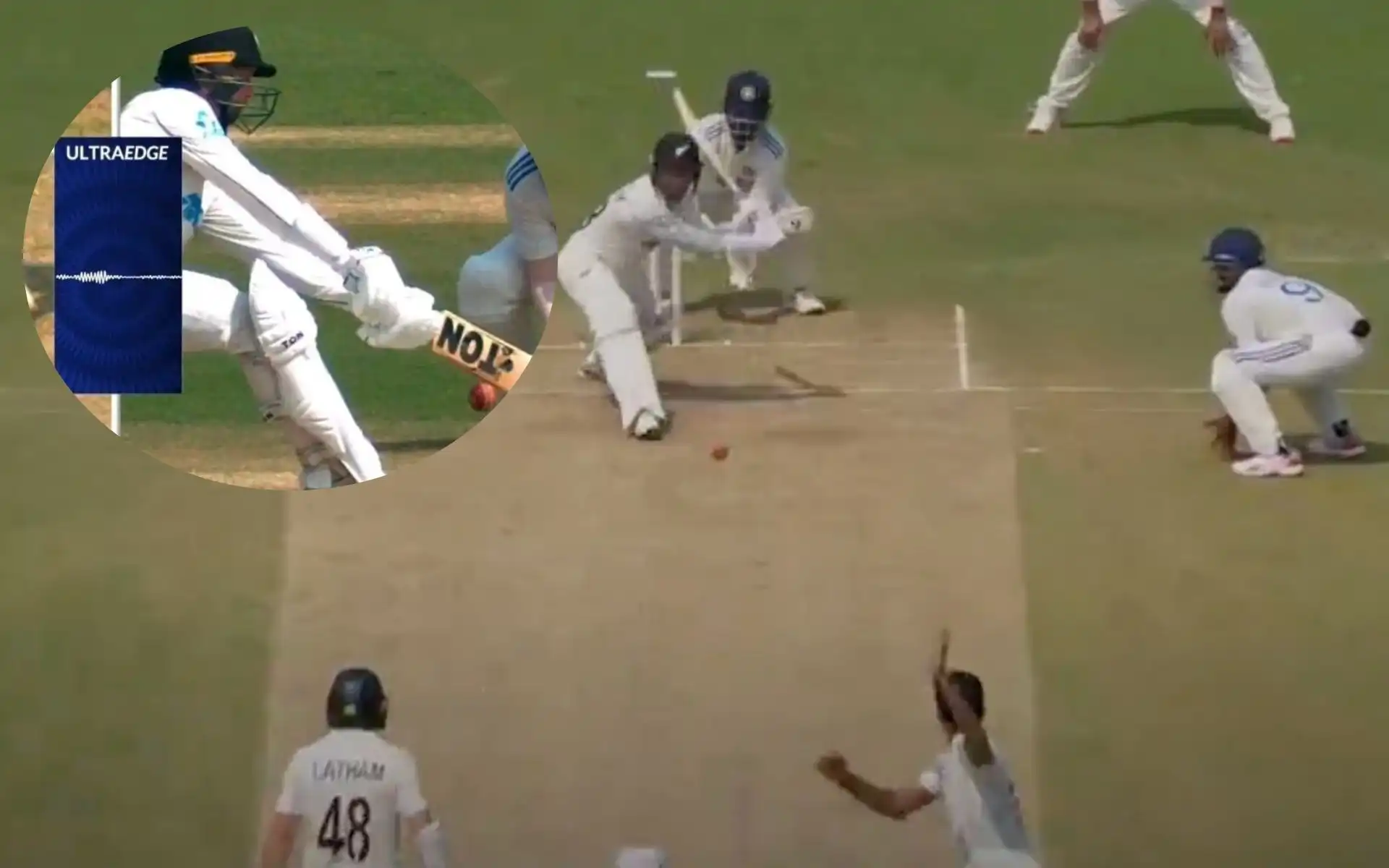 Devon Conway's wicket in 2nd Test (Source:@kingdom_virat1/X.com)