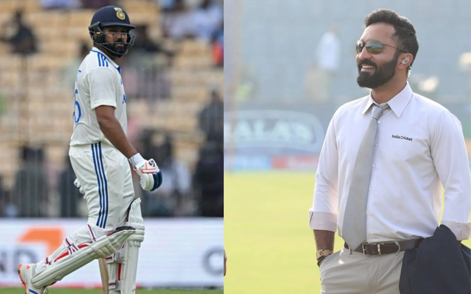 Indian captain, Rohit Sharma was criticised by Dinesh Karthik (X.com/@SelflessCricket) 