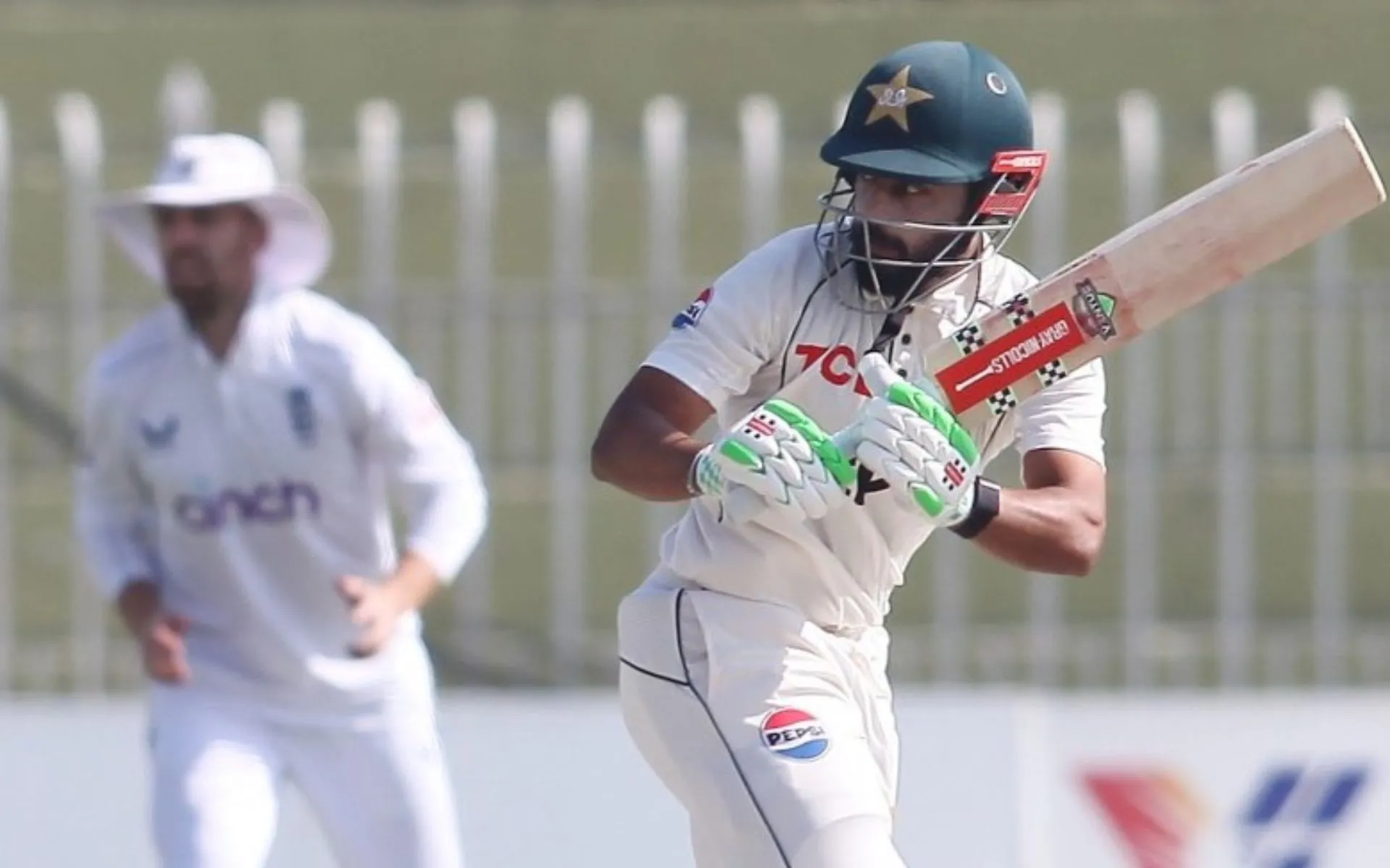 Saud Shakeel scored century against England (Source:@imransiddique89/X.com)