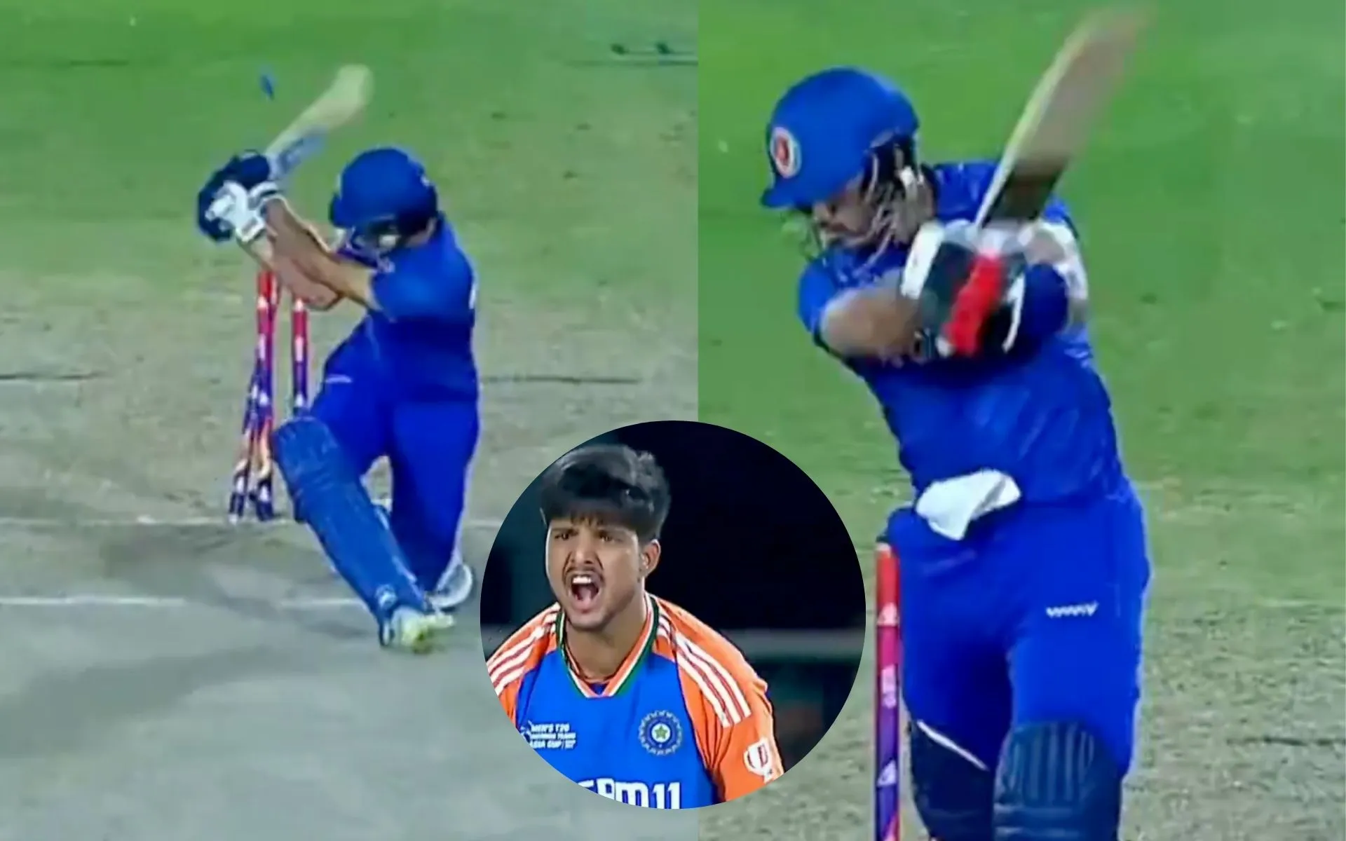 Rasikh Salam's gets two wickets off consecutive deliveries vs AFG (Source:@ACCMedia1/X.com)
