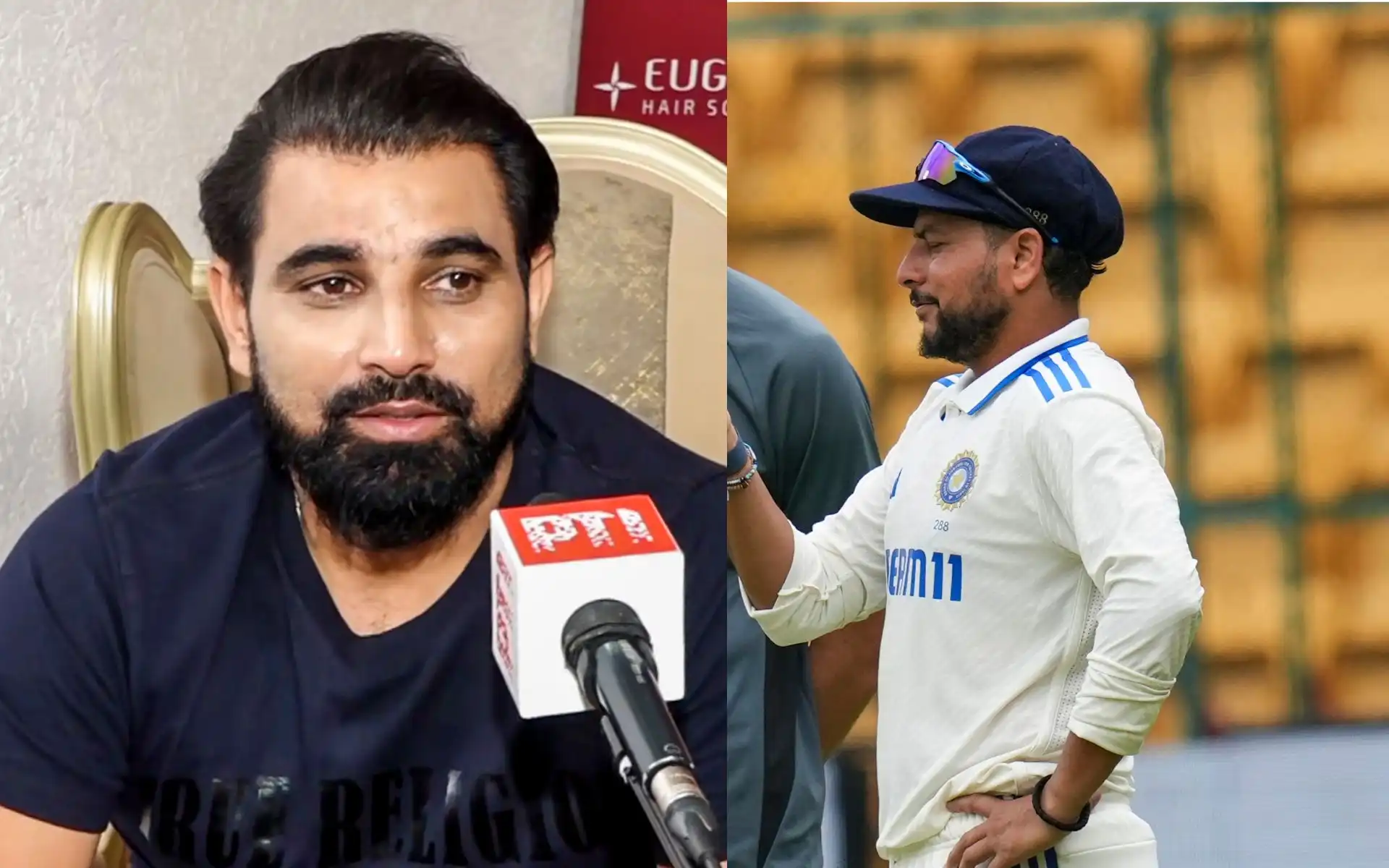 Mohammad Shami and Kuldeep Yadav [Source: PTI]