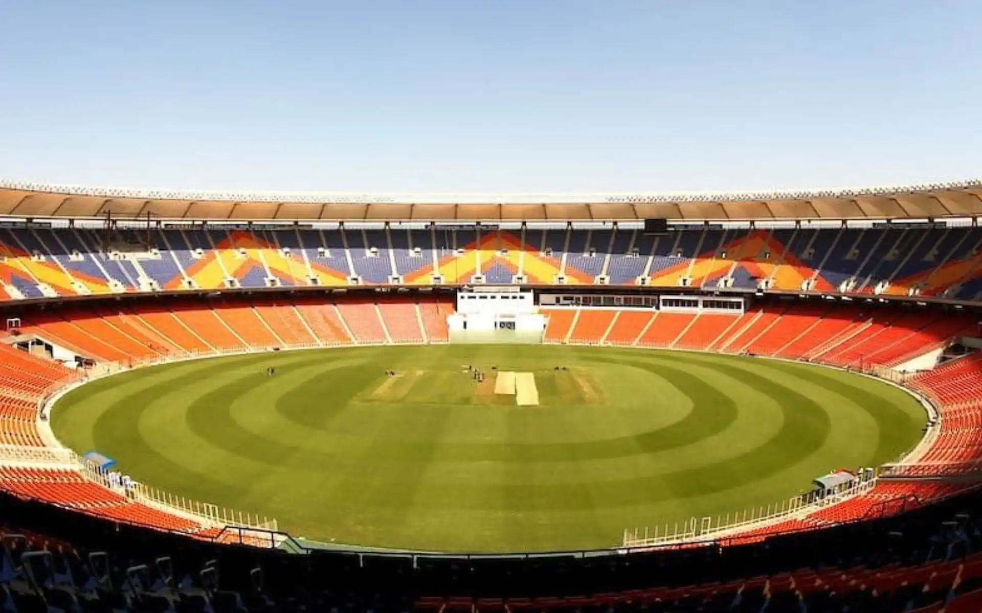 Narendra Modi Cricket Stadium [Source: @CNBCTV18Live/X.com]