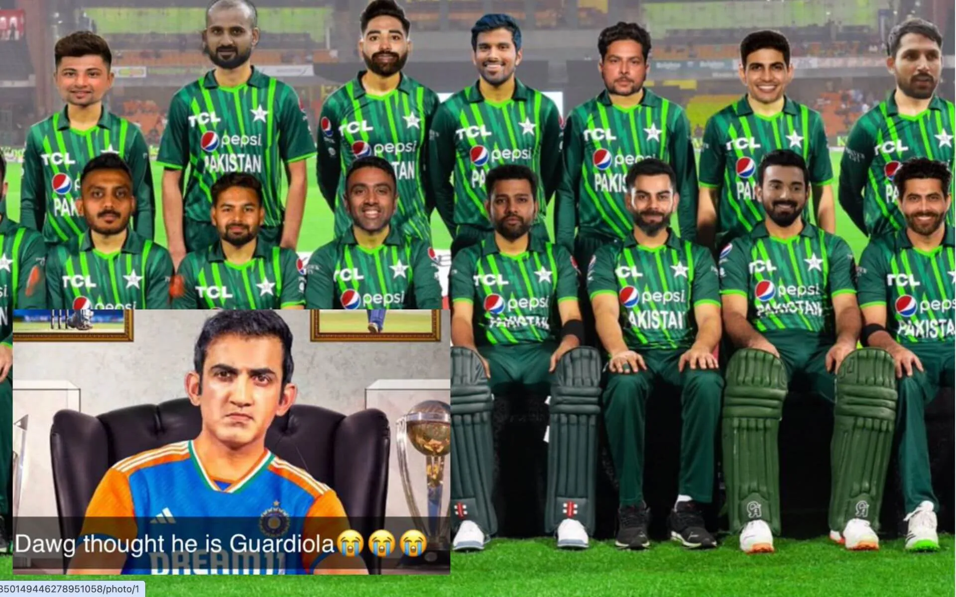Memes regarding Indian head coach and the national team flooded the internet (X.com/@R_Vinod01)