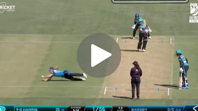 [Watch] Grace Harris Left Stunned As Jemma Barsby Takes A One-Handed Blinder In WBBL