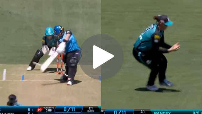 [Watch] India’s Shikha Pandey Gets 1st Wicket Of WBBL 10 As Jonassen Takes A Juggling Catch