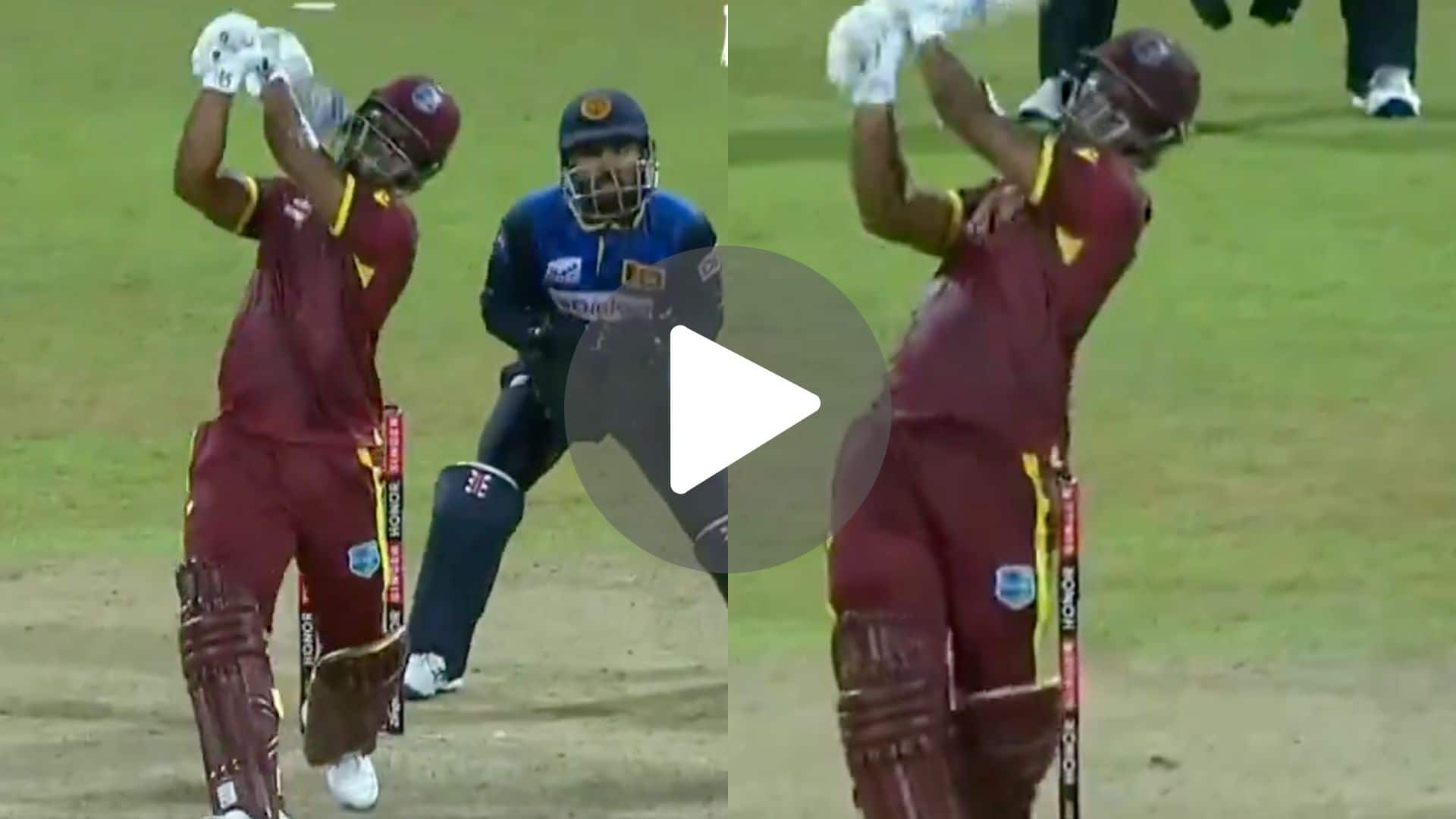 Evin Lewis Destroys Sri Lanka With A Belligerent 61-Ball 102* On ODI Comeback After 3 Years