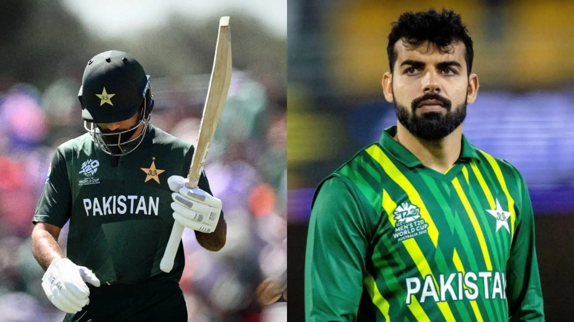 Fakhar Zaman and Shadab Khan [Source: @abubakartarar_, @fakhar3939/X]