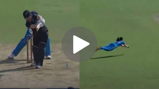 [Watch] Radha Yadav Turns Vintage Yuvraj Singh With A Flying Catch As Deepti Gets Plimmer