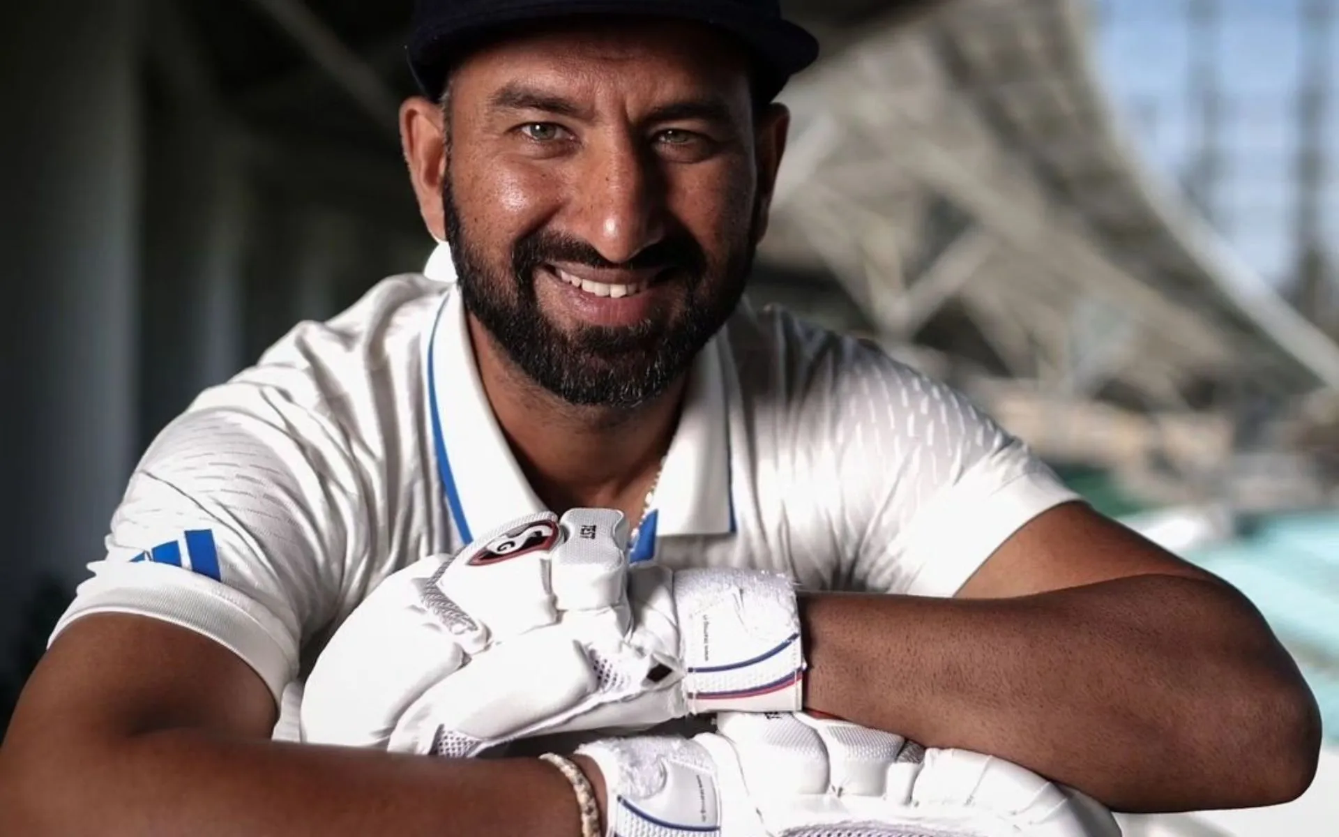 Cheteshwar Pujara -(Source: @Johns/X.com)