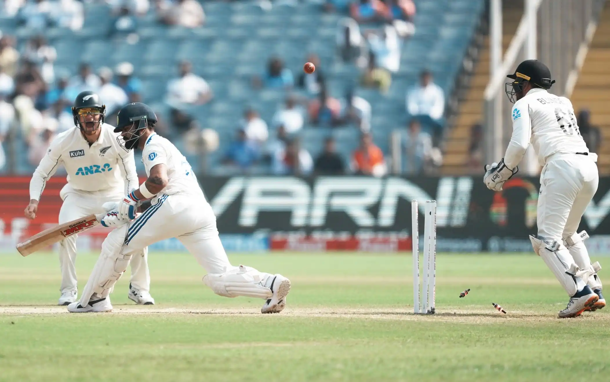 Virat Kohli in action Vs NZ [Source: PTI]
