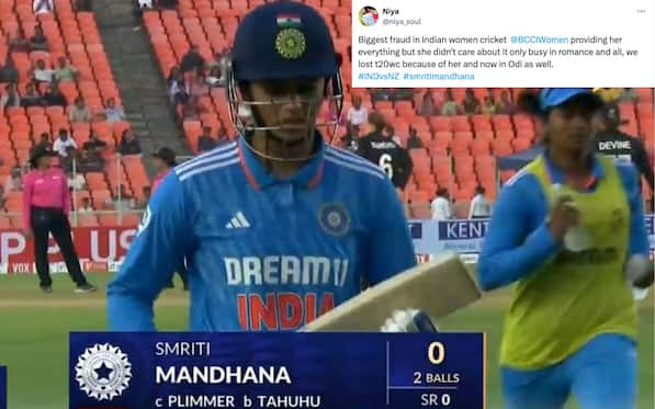 'Biggest Fraud In Indian Cricket…' Smriti Mandhana Berated And Trolled After Duck Vs NZ