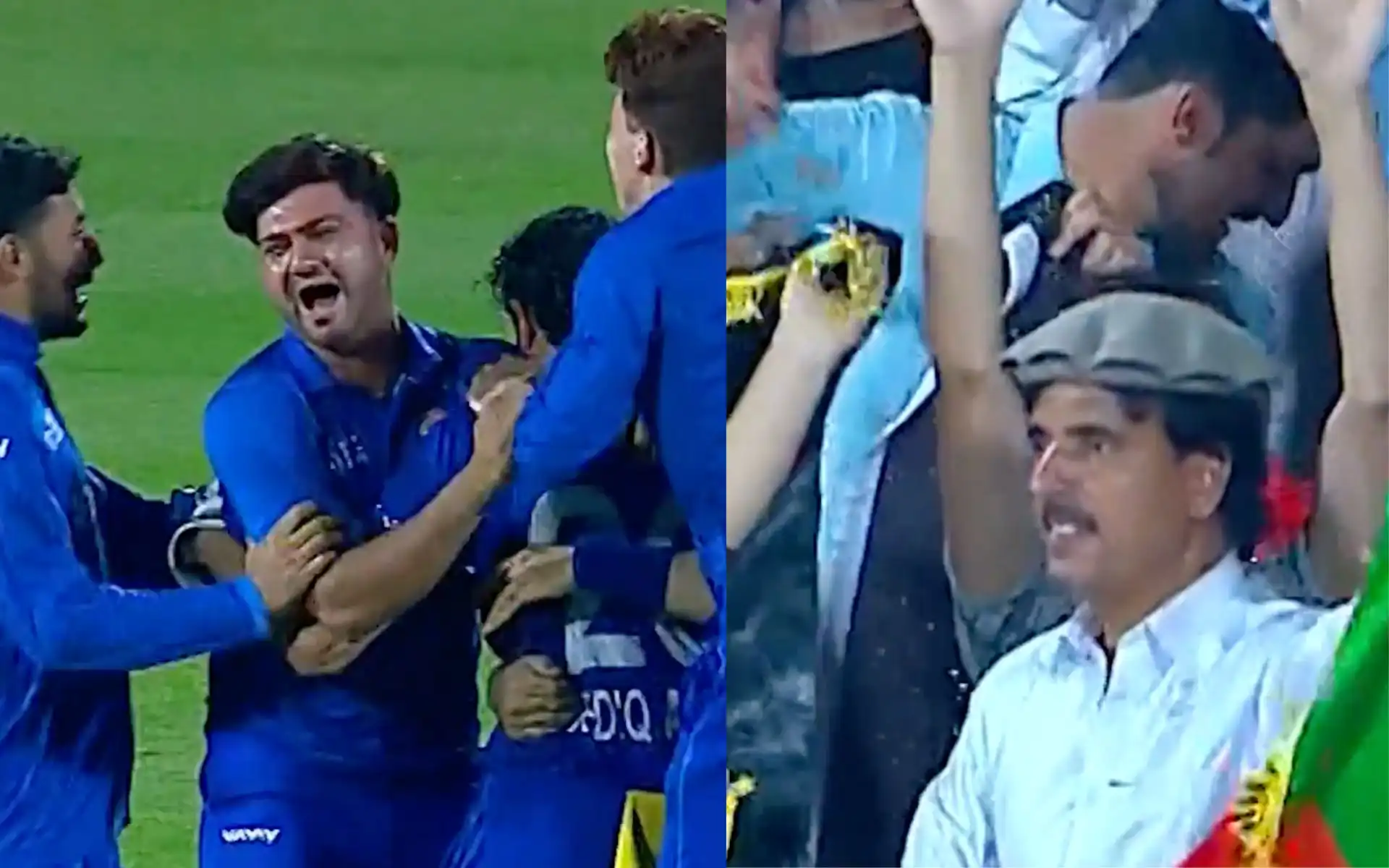 Afghanistan players celebrate Emerging Asia Cup win (Source:@StarSportsIndia/X.com)