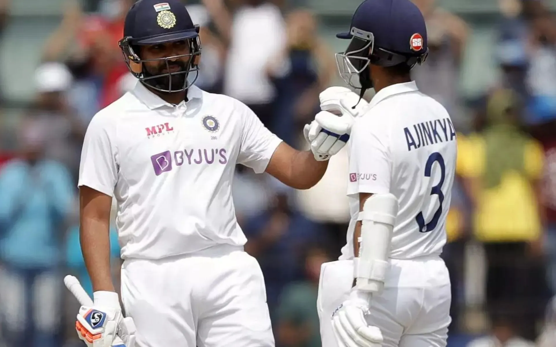 Rohit Sharma and Ajinkya Rahane (Source:@SPORTYVISHAL/x.com)