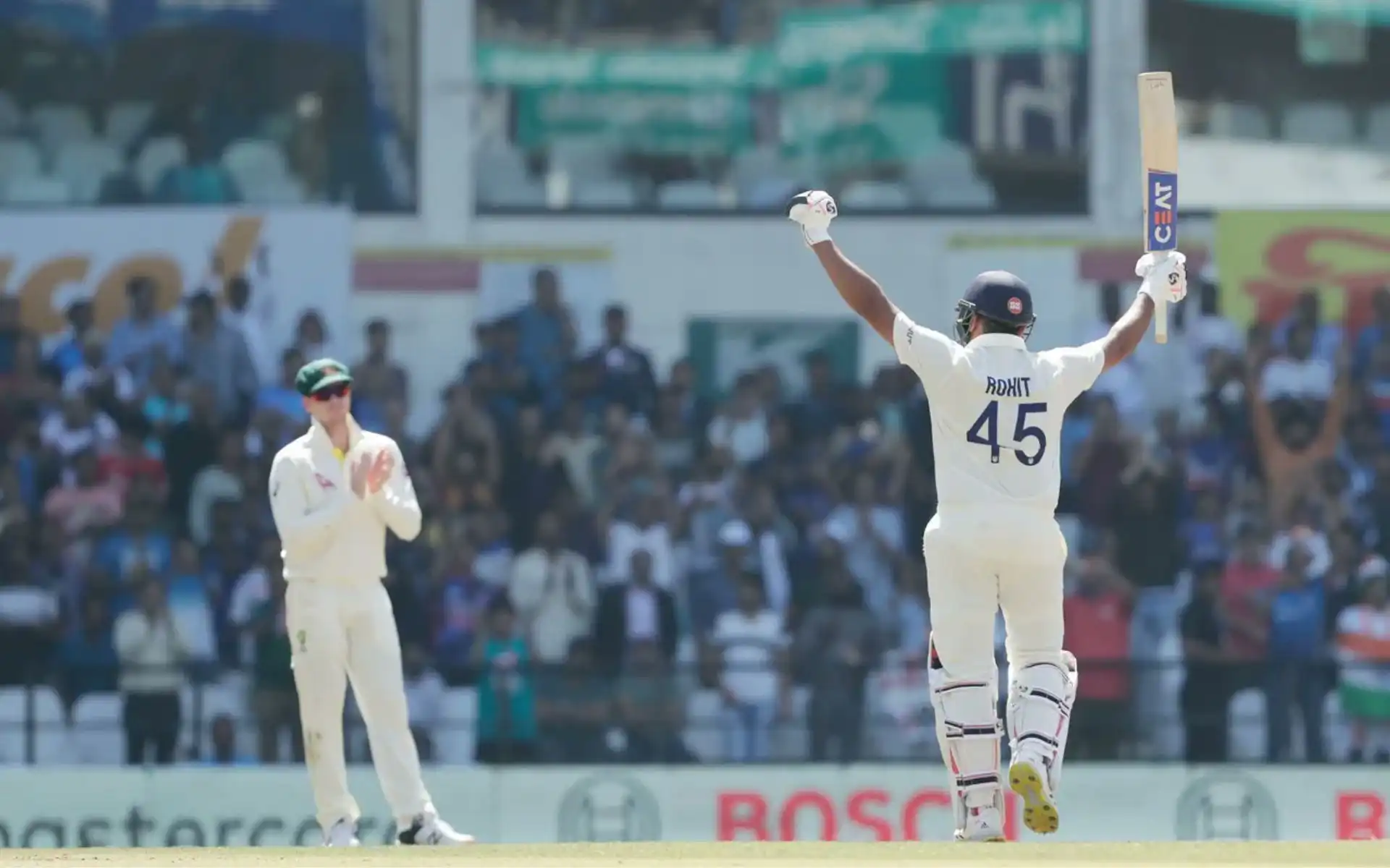 Steve Smith in awe of Rohit Sharma's opening prowess (@AvengerReturns/X.com)