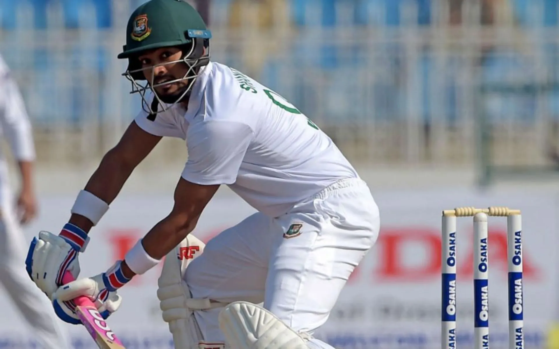Najmul Hossain Shanto in Test (Source:@ICC,X.COM)