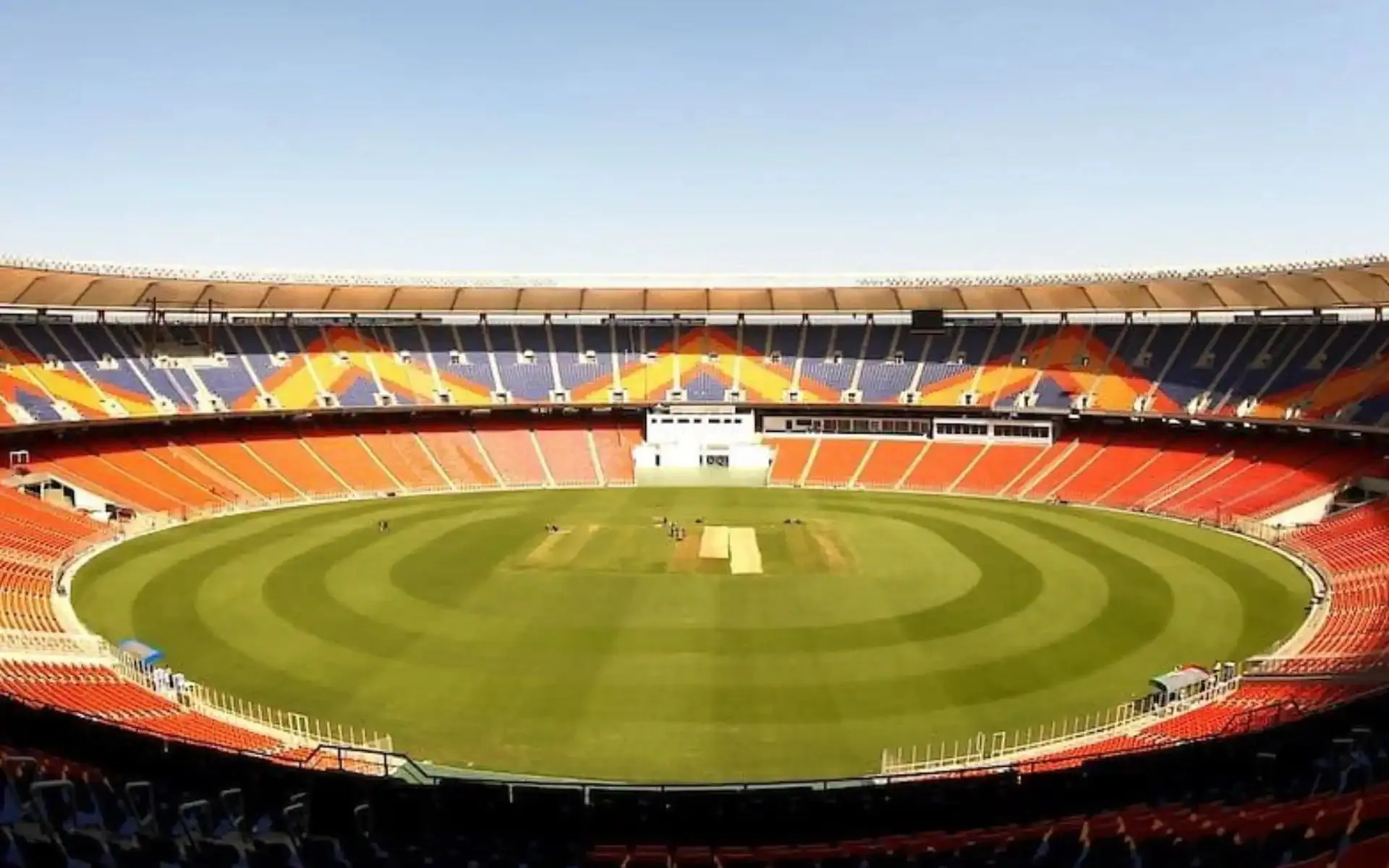 Narendra Modi Cricket Stadium [Source: @CNBCTV18Live/X.com]