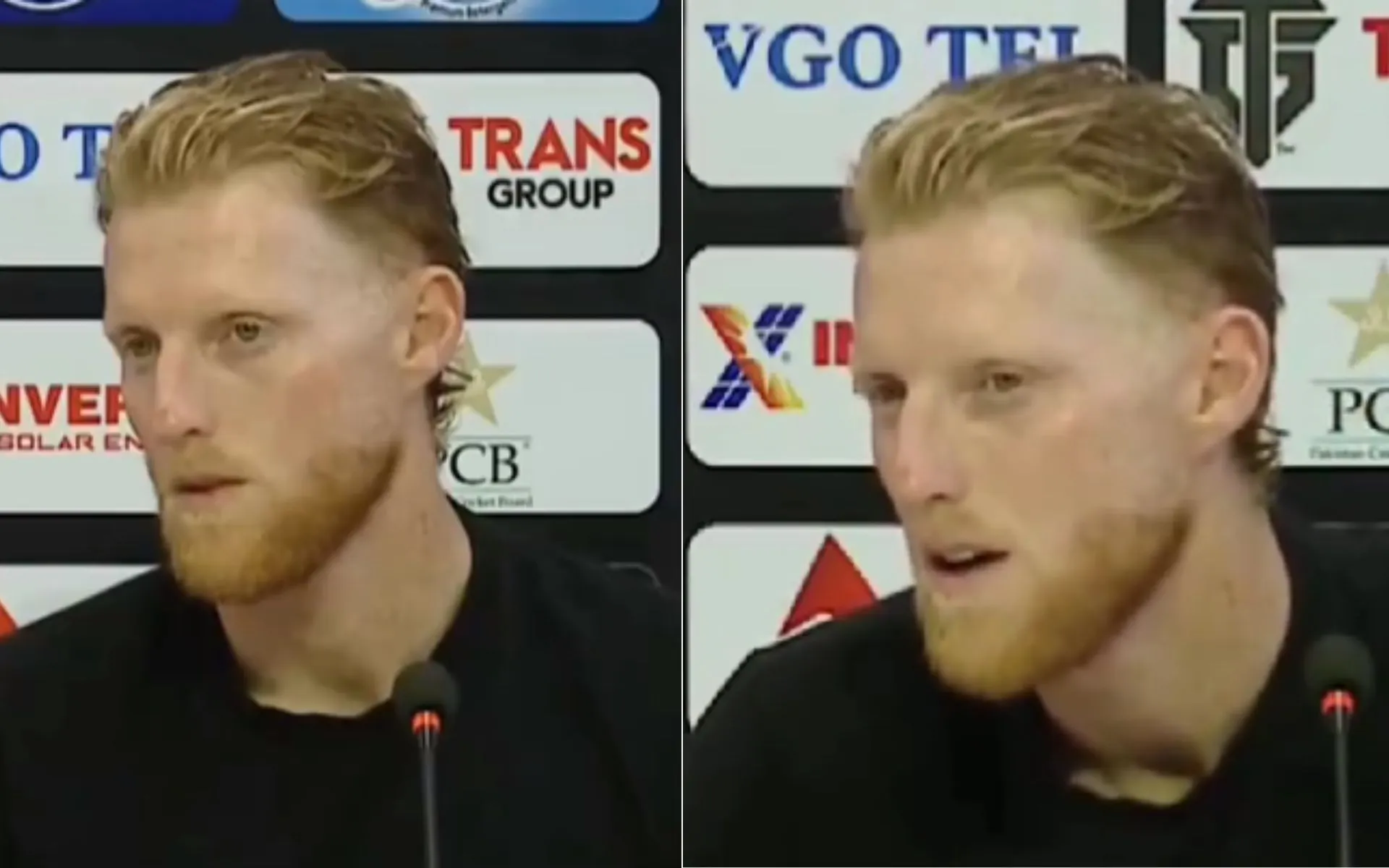 Ben Stokes failed to understand Pakistan journalist's question [Source: @GemsOfCricket/x.com]