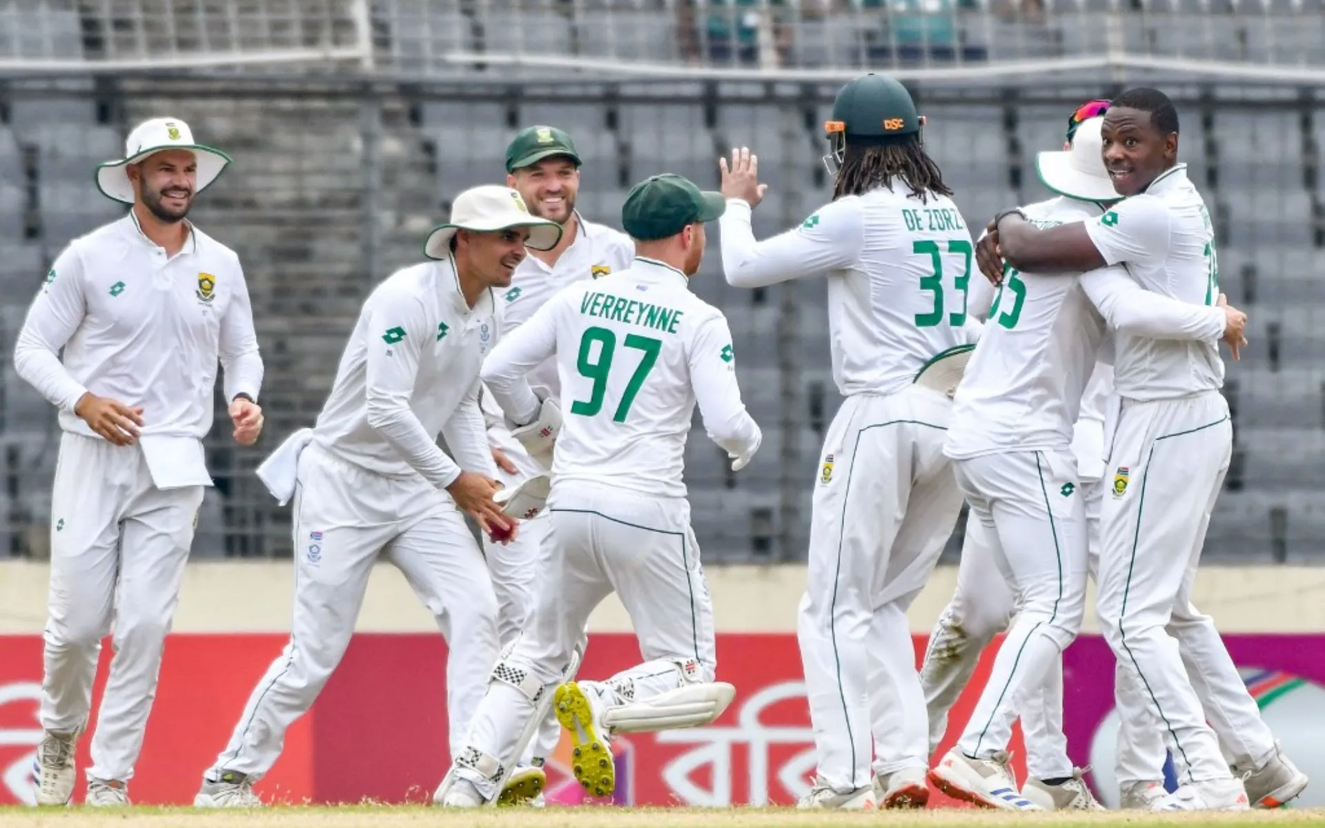 Bangladesh vs South Africa 2nd Test Match (Source:@100MasterBlastr/x.com)