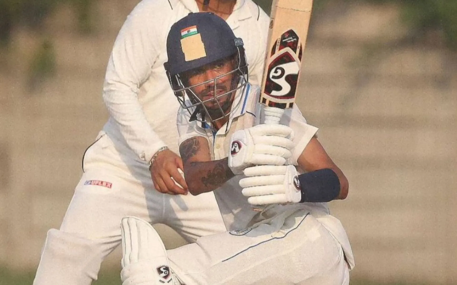Yuzvendra Chahal in action for Haryana [Source: @CricCrazyJohns/x]
