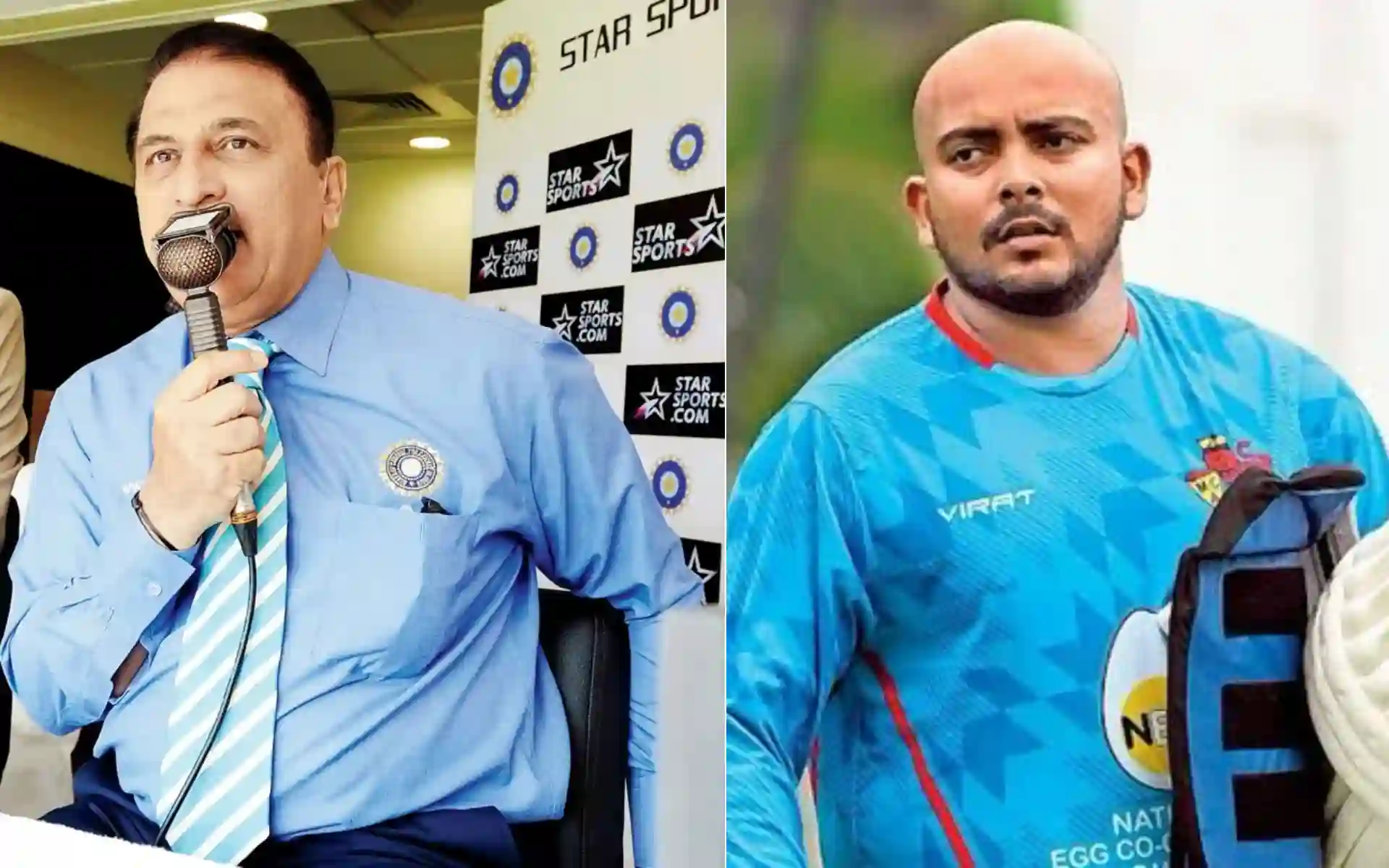 Sunil Gavaskar has come out in Support of Prithvi Shaw [Source: @ahadfoooty, @academy_dinda/x.com]