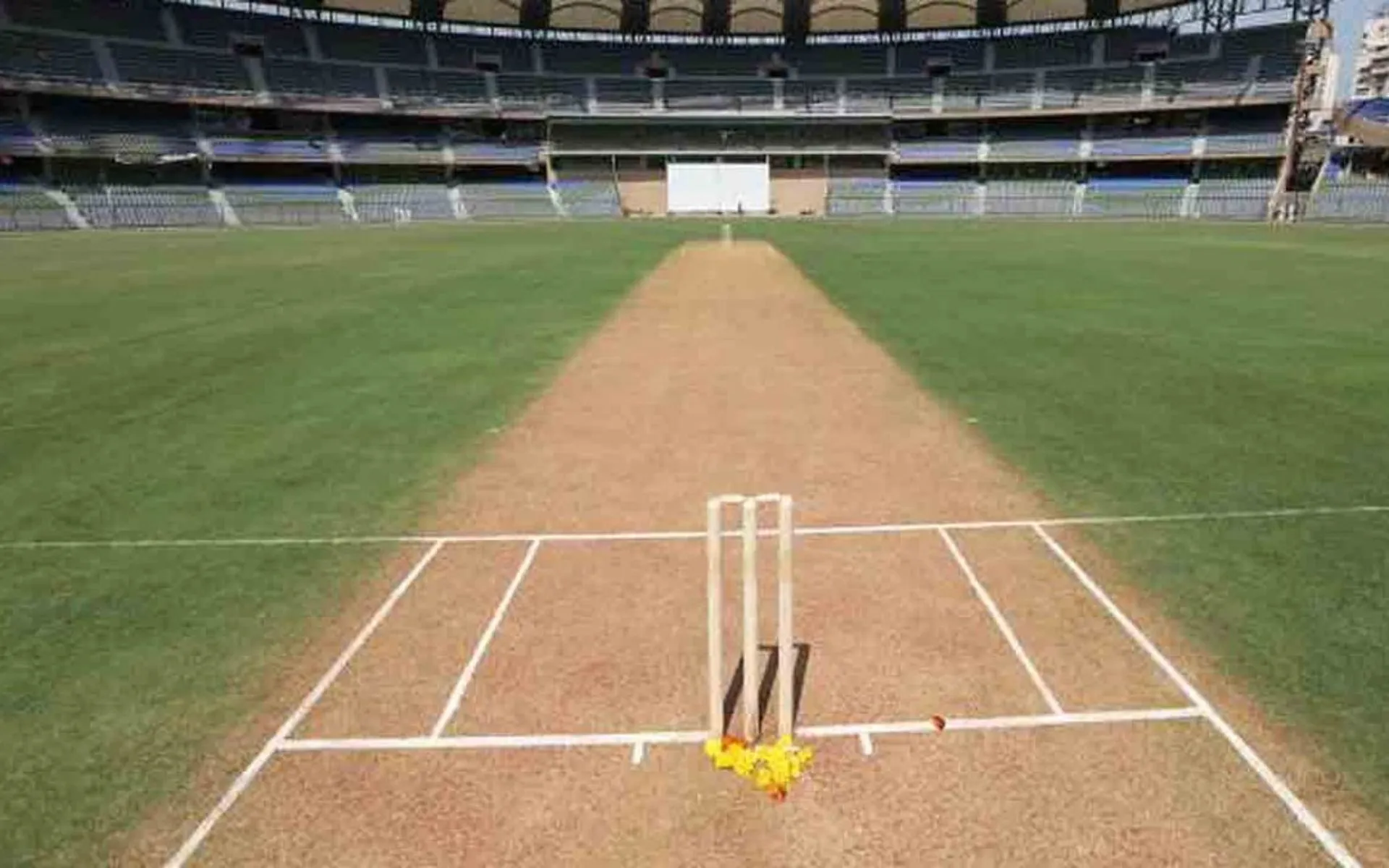 Wankhede Pitch in Mumbai (Source:@ragav_x/X.com)