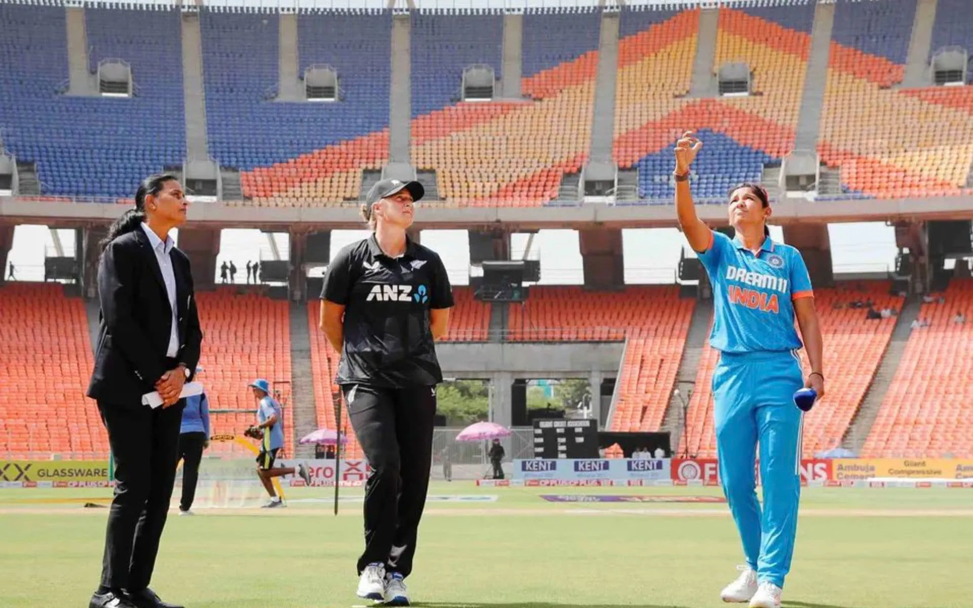 New Zealand win the Toss- (Source:@Onecricket/X.com)